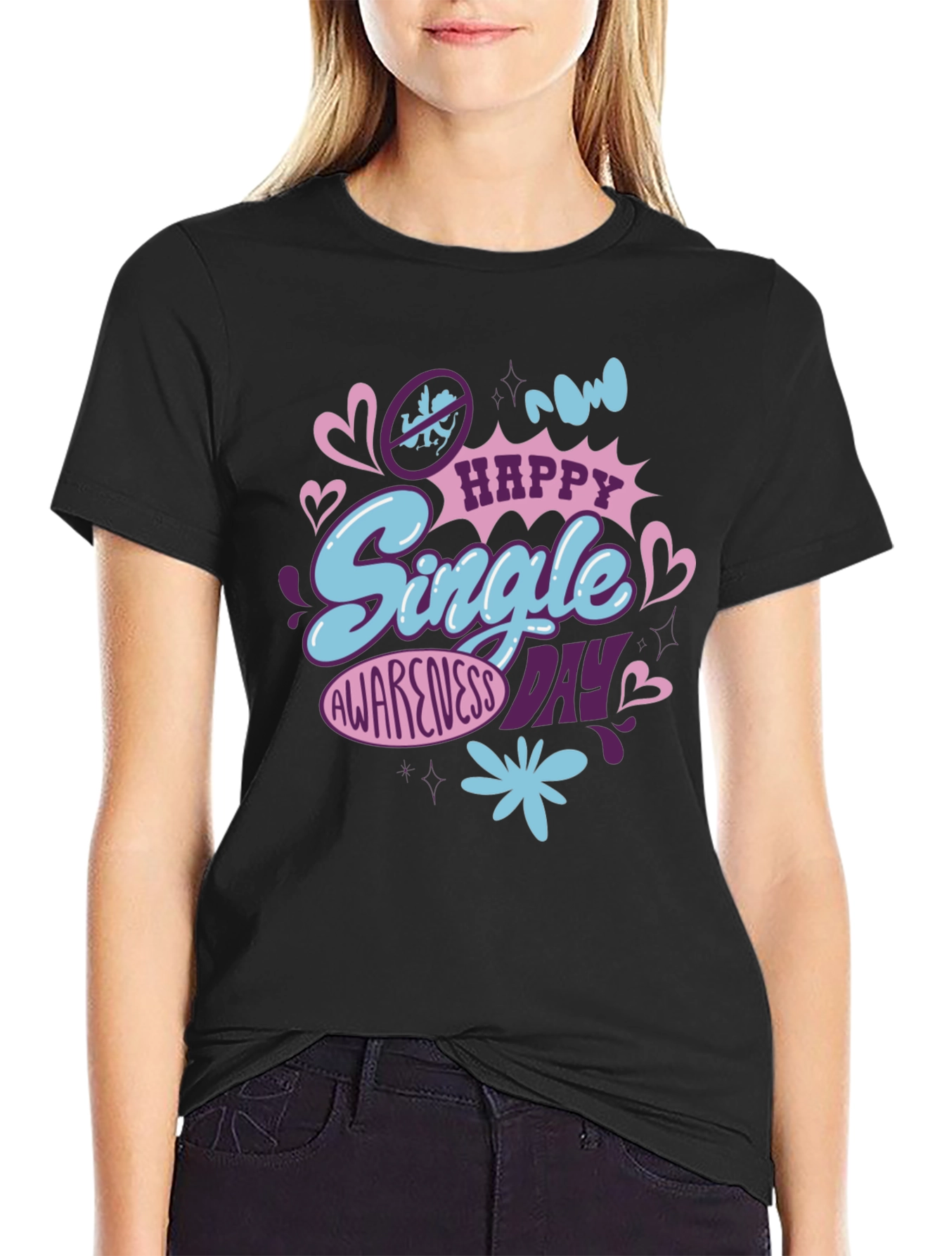 Happy Single Awareness Day Graphic Tee