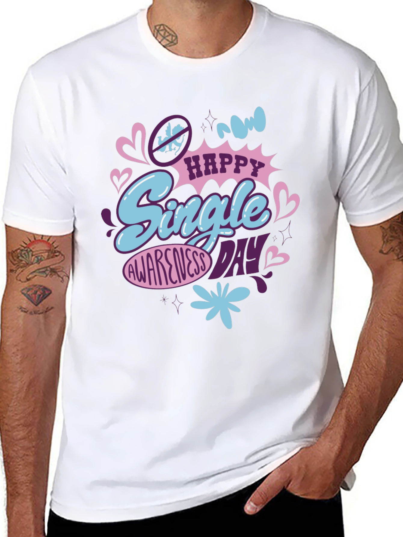 Happy Single Awareness Day Graphic Tee