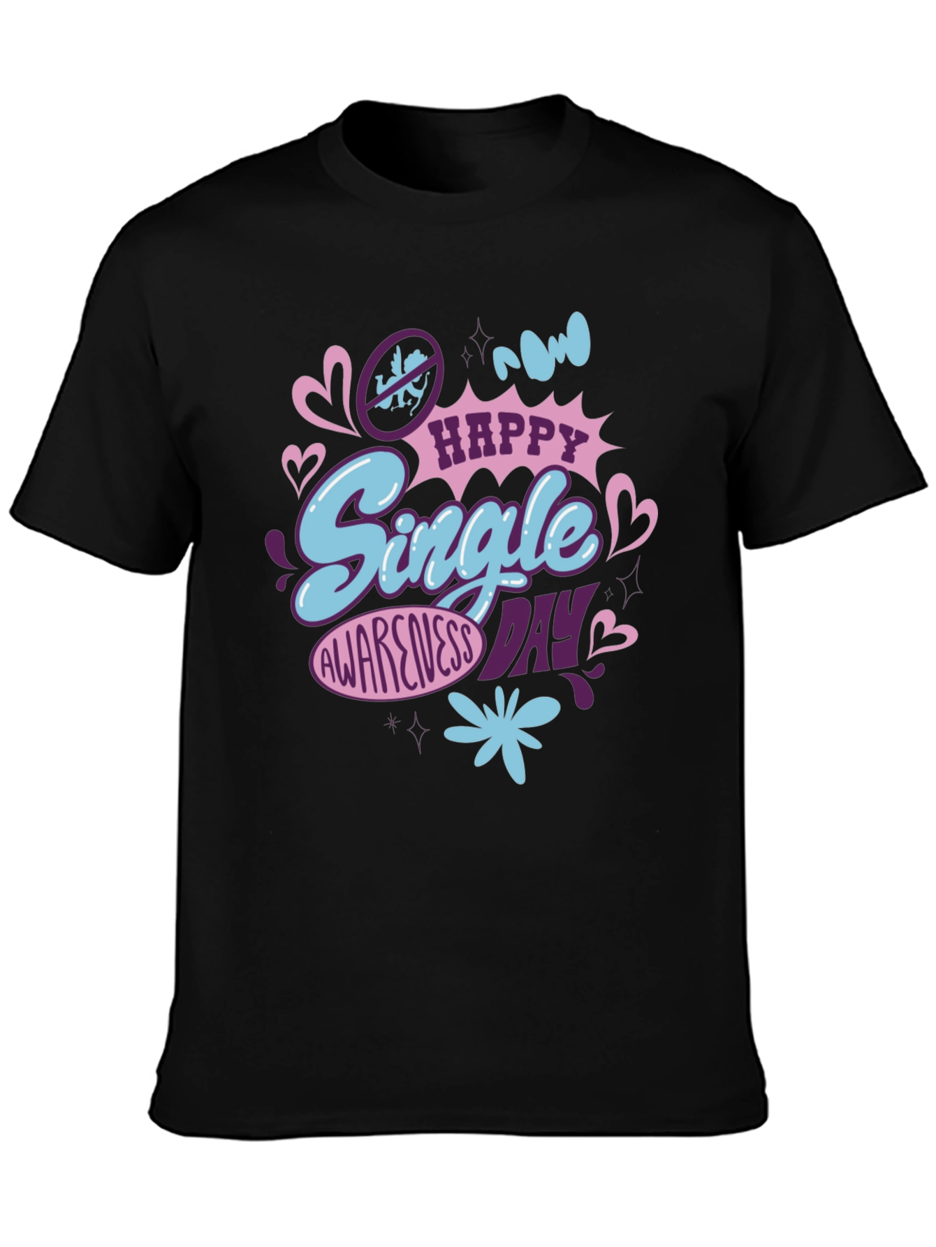 Happy Single Awareness Day Graphic Tee