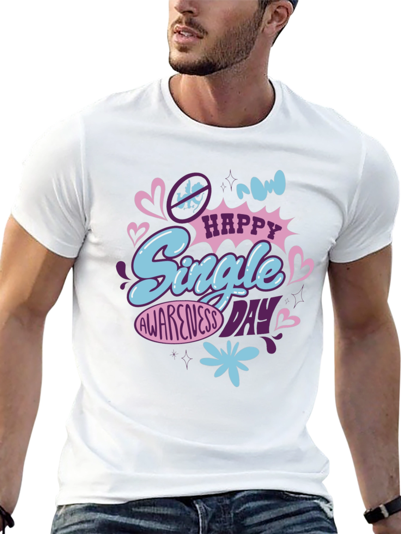 Happy Single Awareness Day Graphic Tee