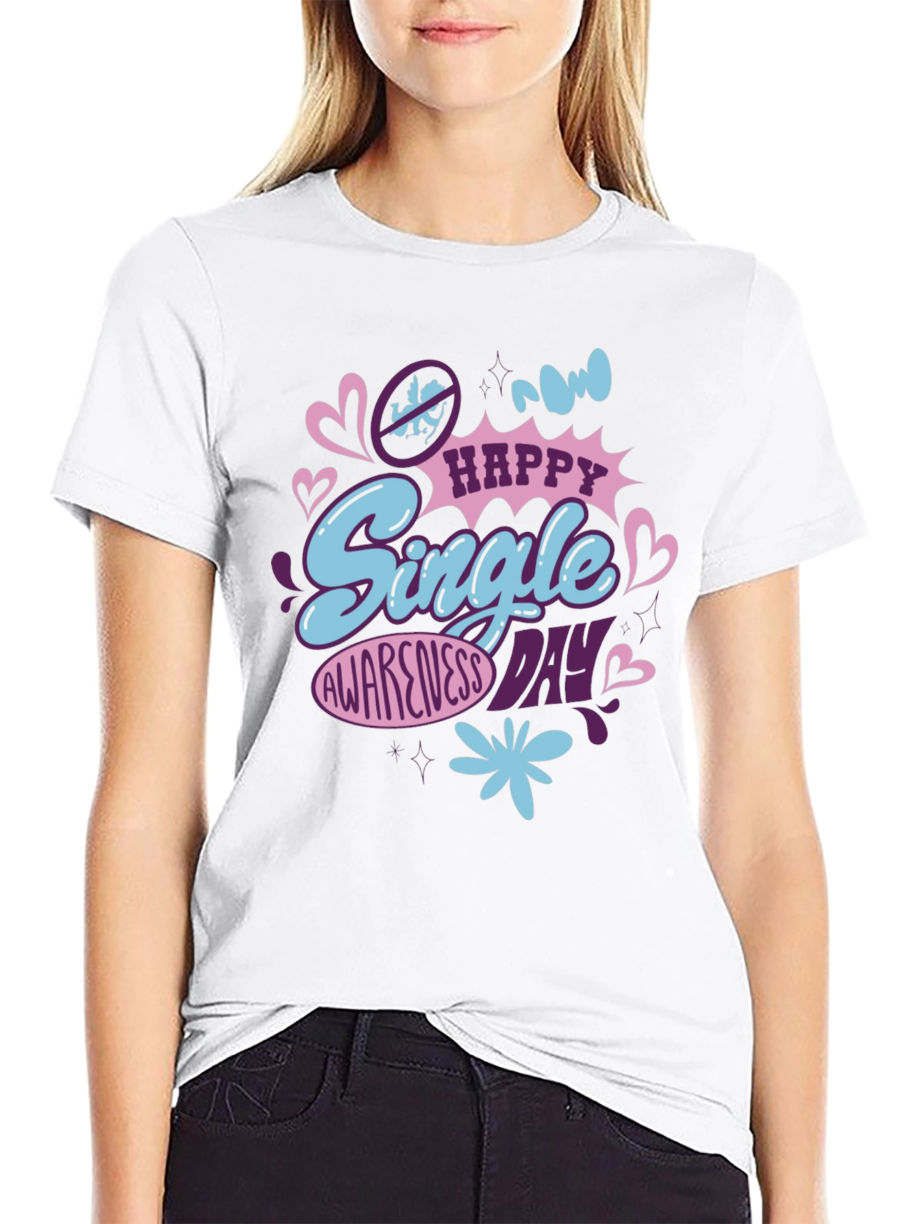 Happy Single Awareness Day Graphic Tee