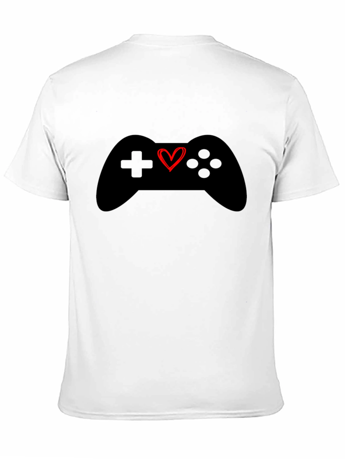 Gamer Love T-Shirt - Controller with Heart