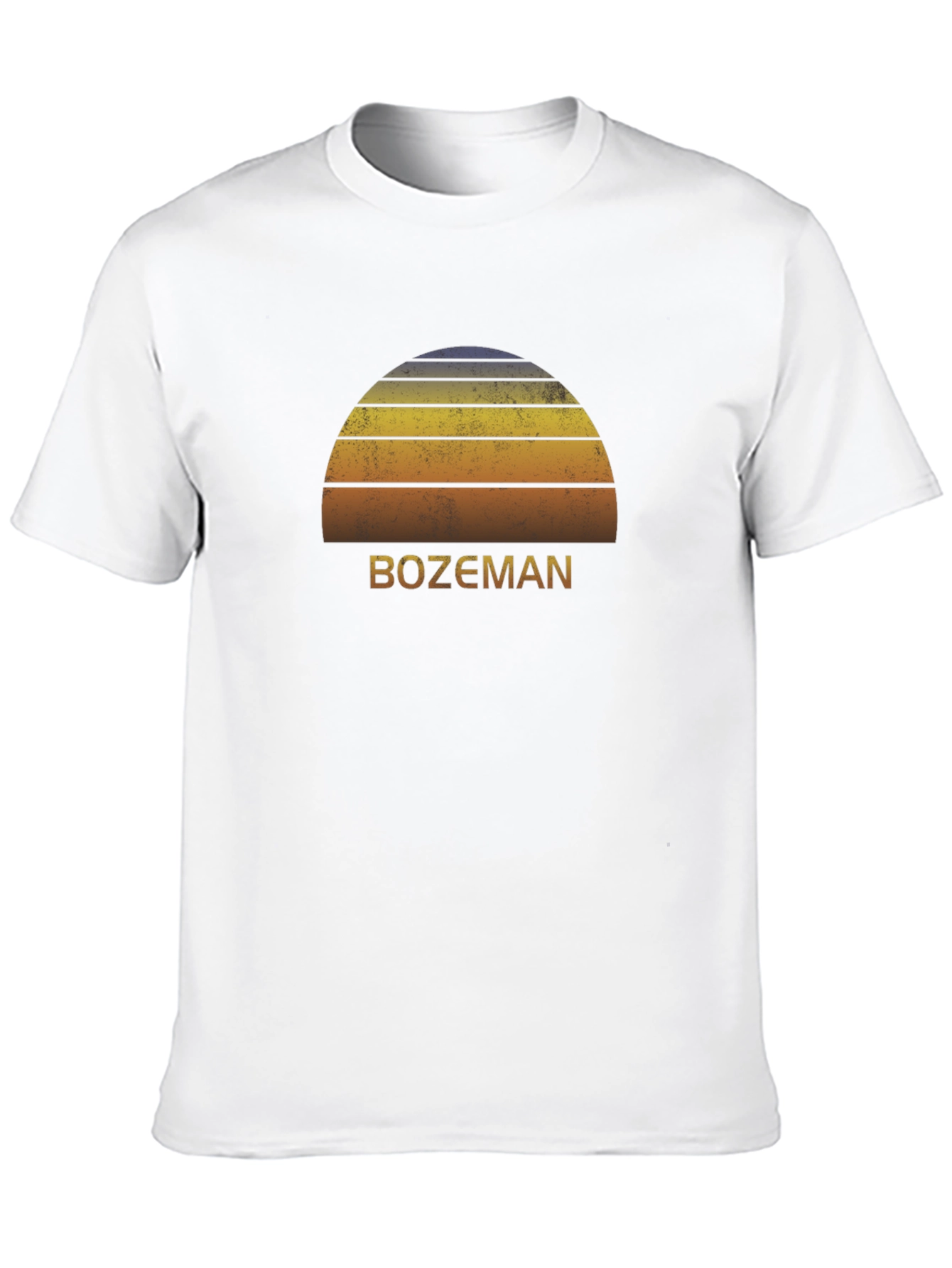 Bozeman Sunset Graphic Tee - Retro Style