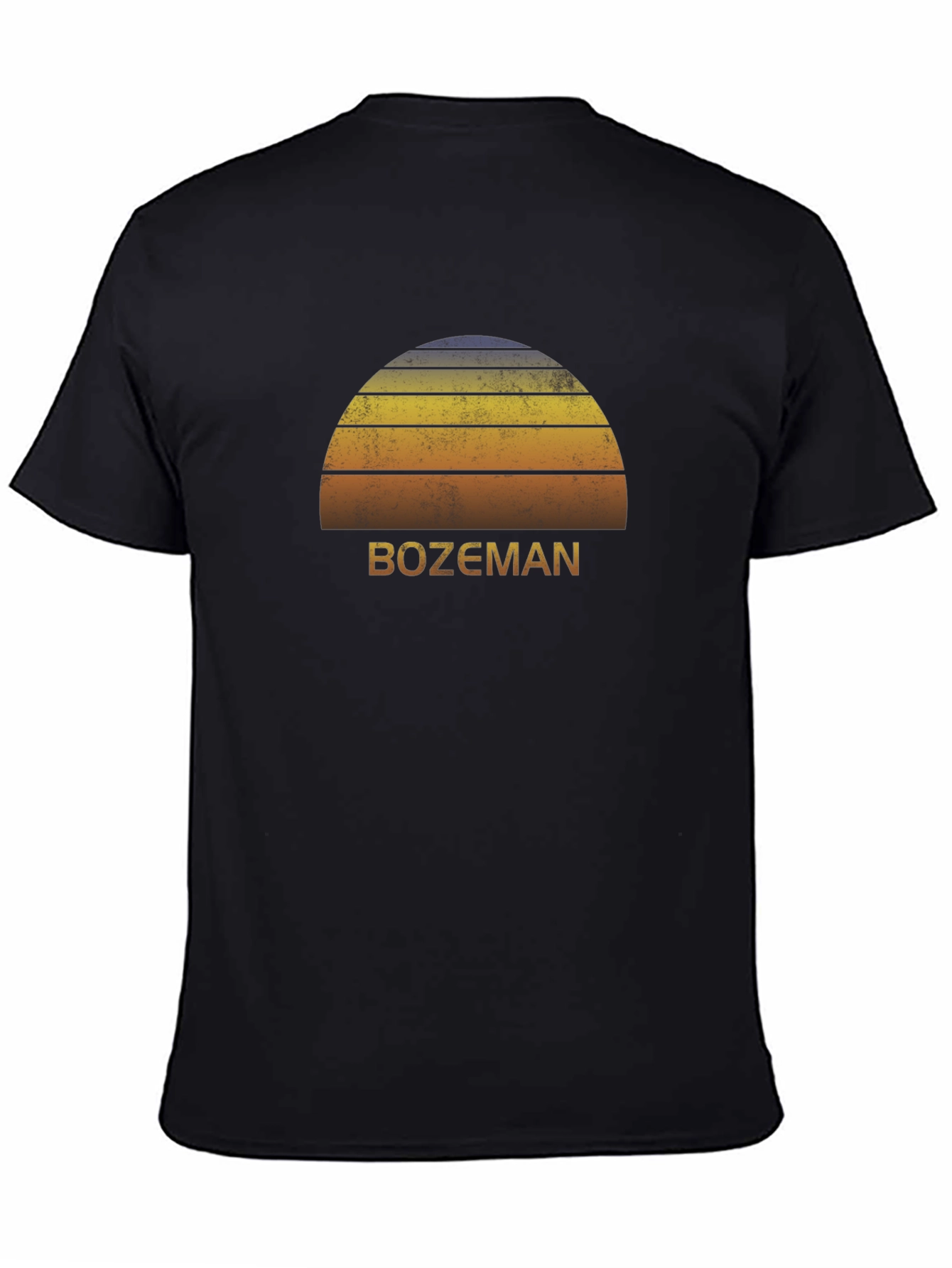 Bozeman Sunset Graphic Tee - Retro Style