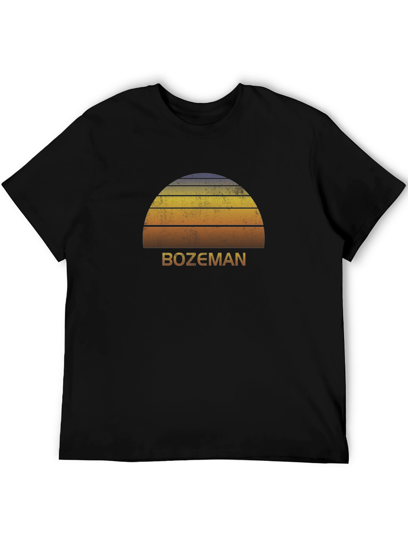 Bozeman Sunset Graphic Tee - Retro Style