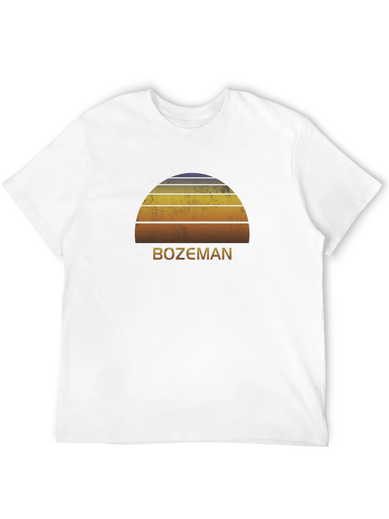 Bozeman Sunset Graphic Tee - Retro Style