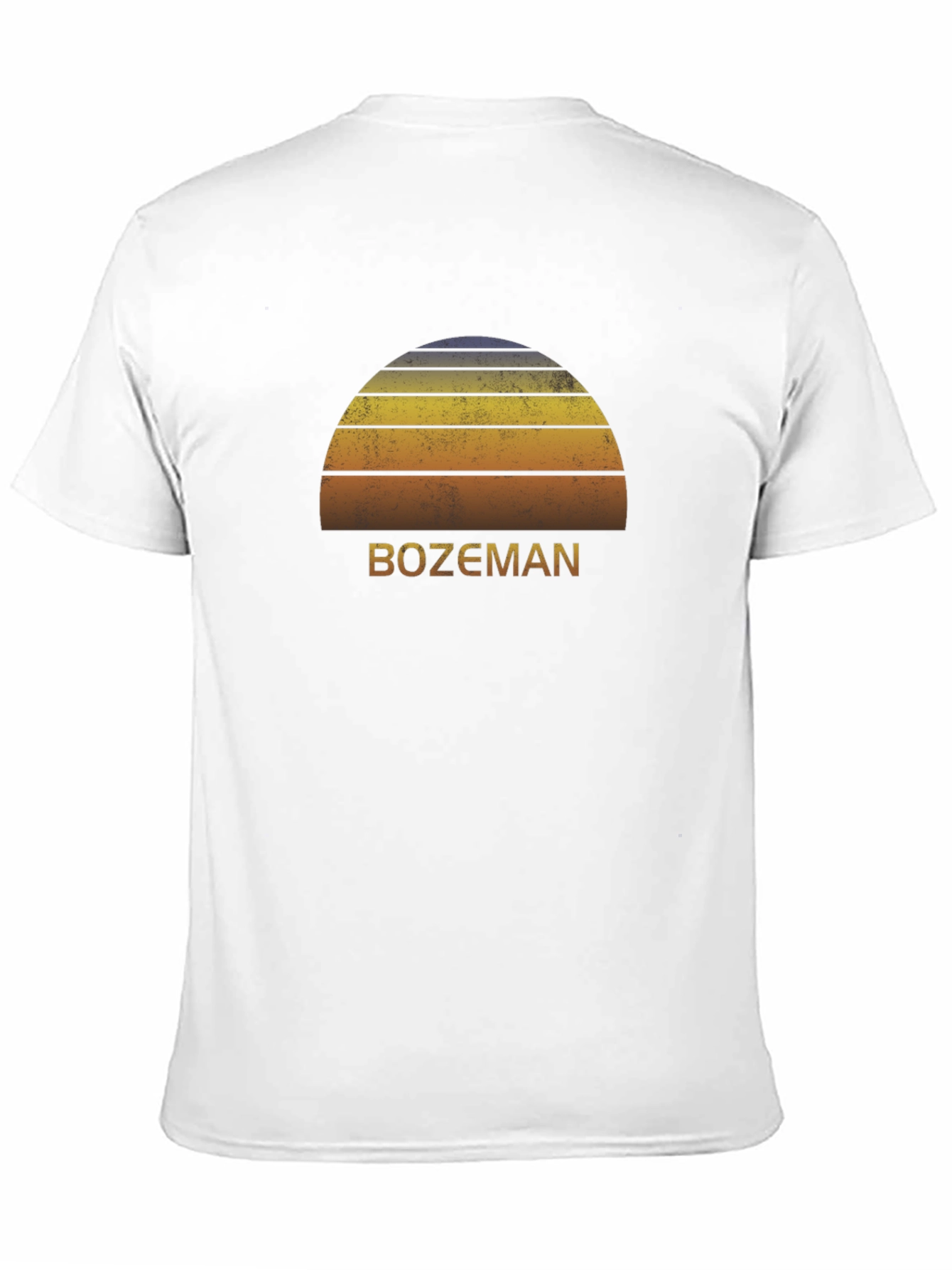 Bozeman Sunset Graphic Tee - Retro Style