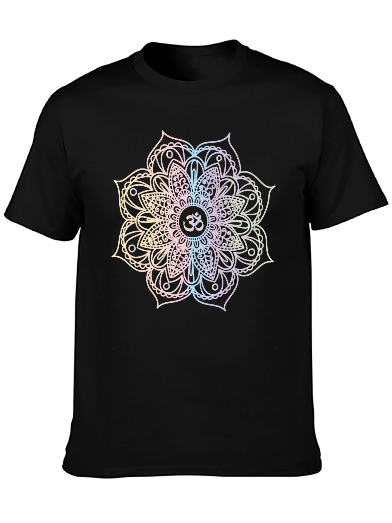 Om Mandala T-Shirt - Spiritual Geometric Design