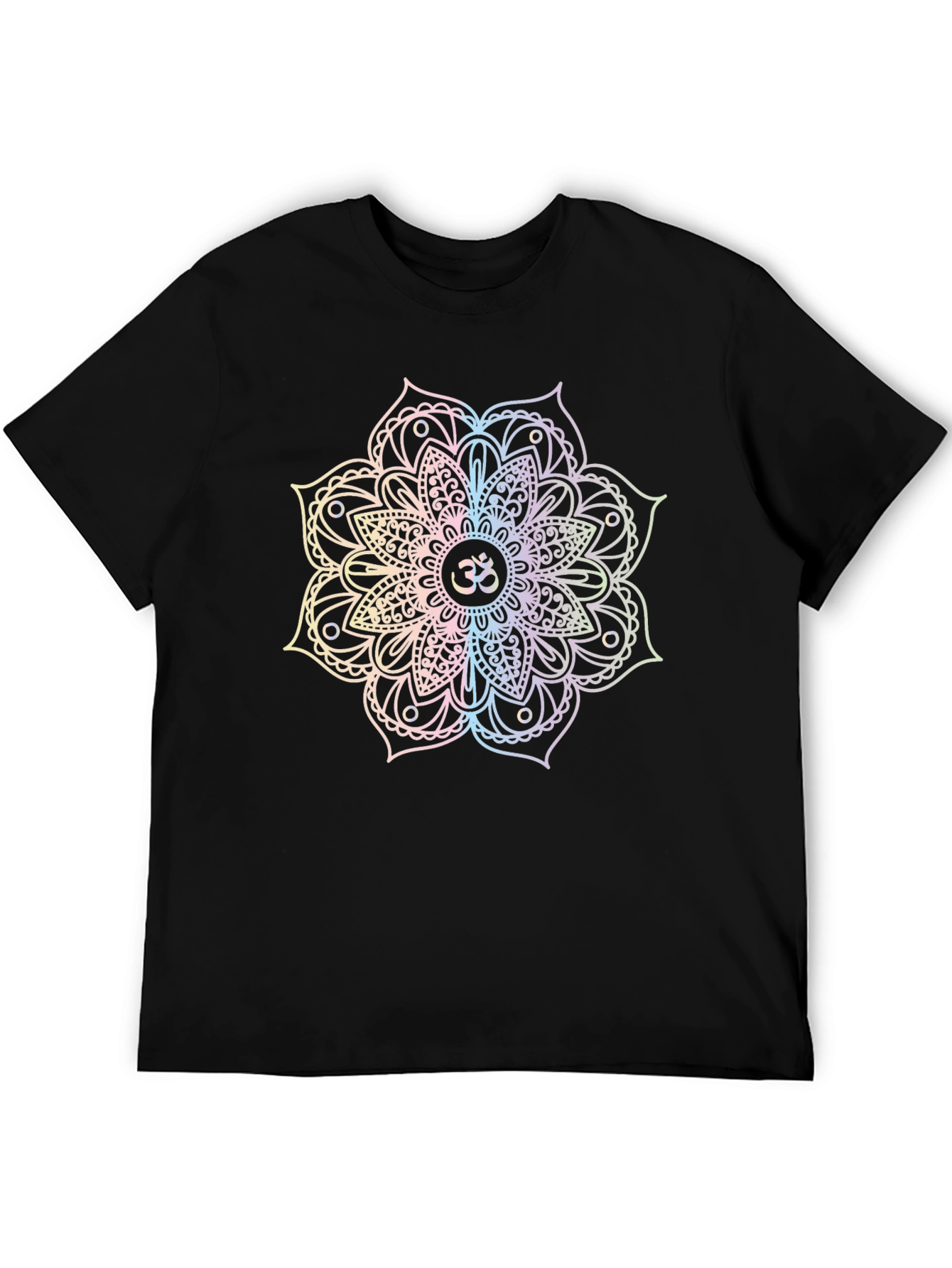 Om Mandala T-Shirt - Spiritual Geometric Design