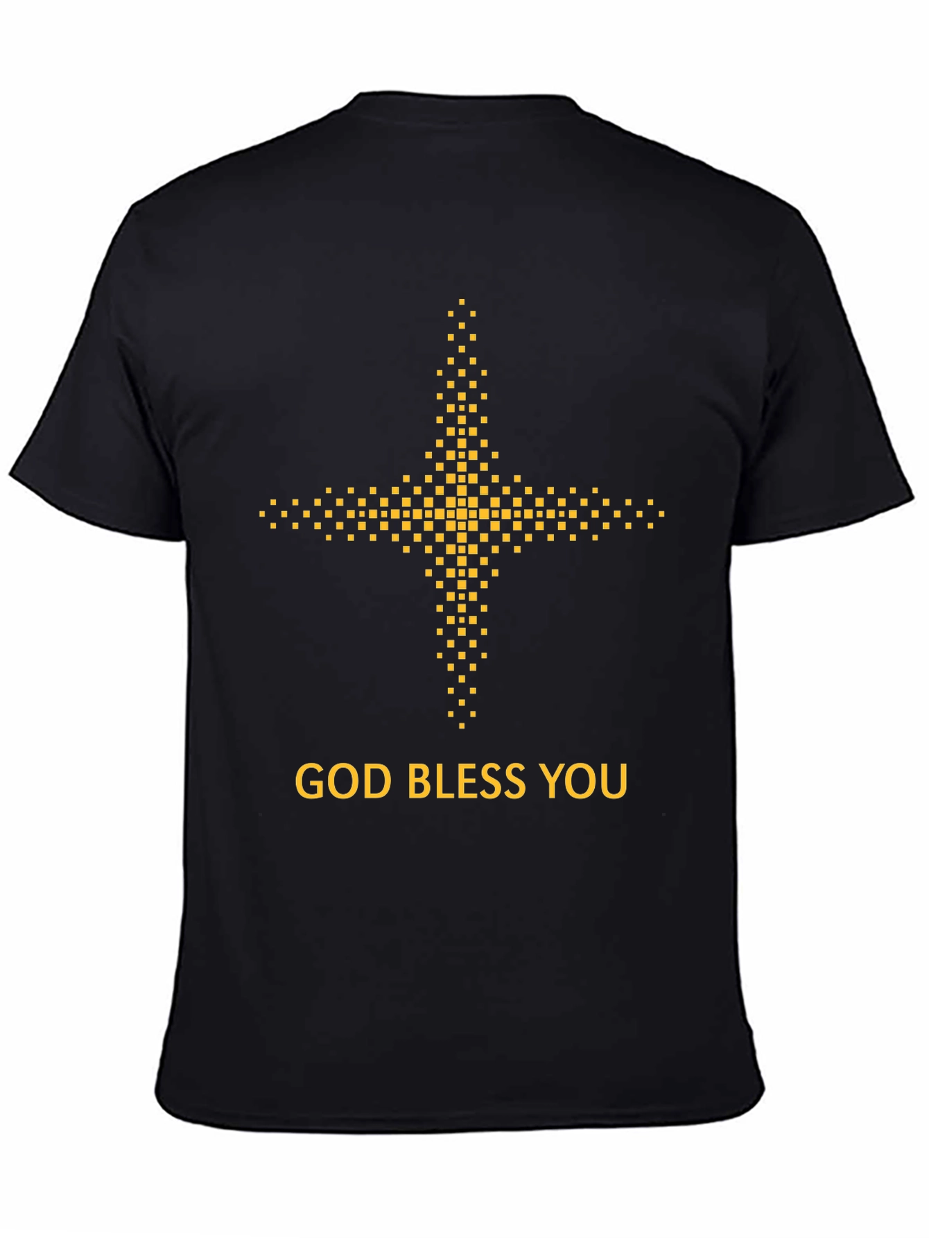 God Bless You Graphic Tee - Black