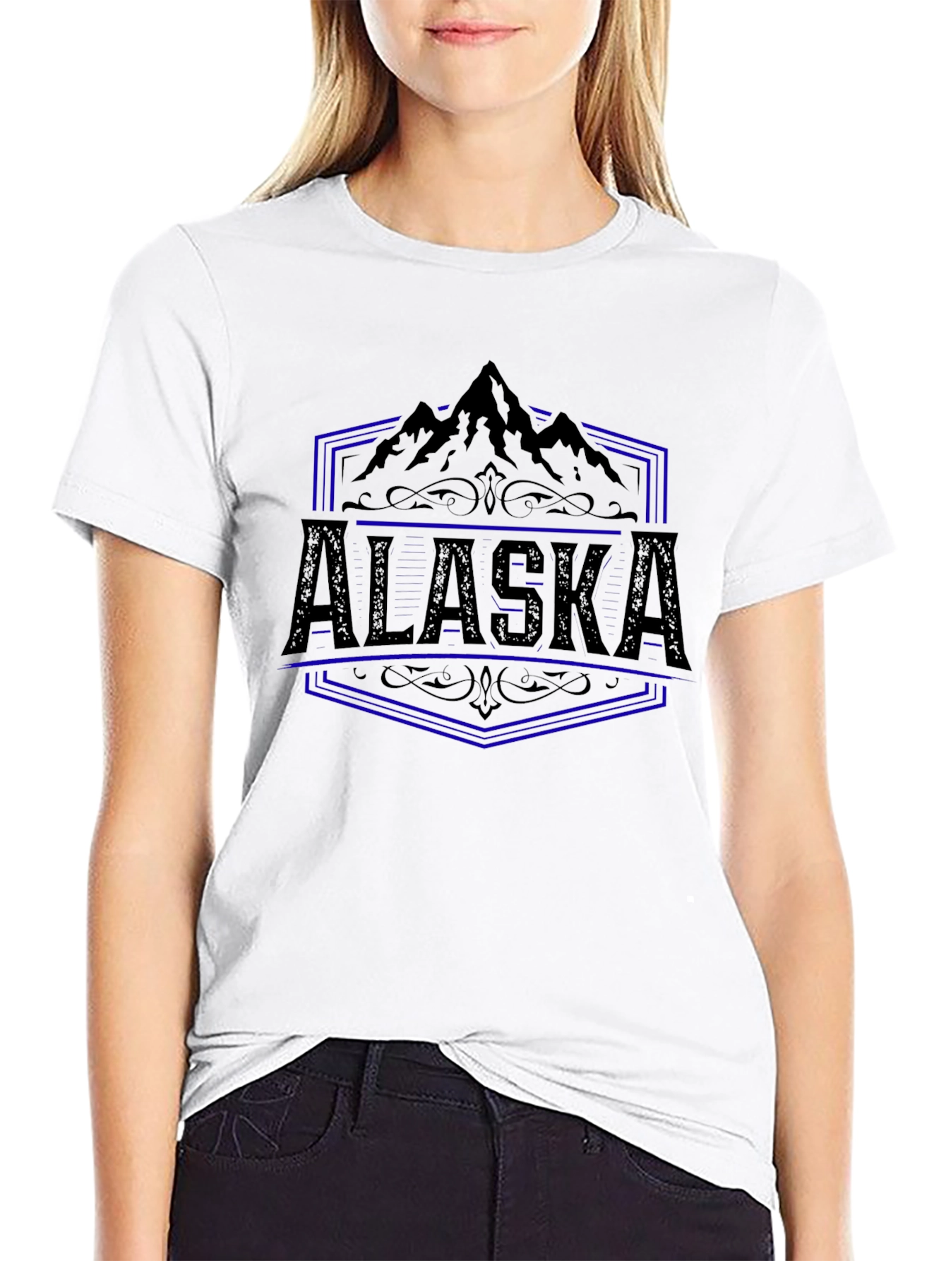 Alaska Mountain Graphic T-Shirt