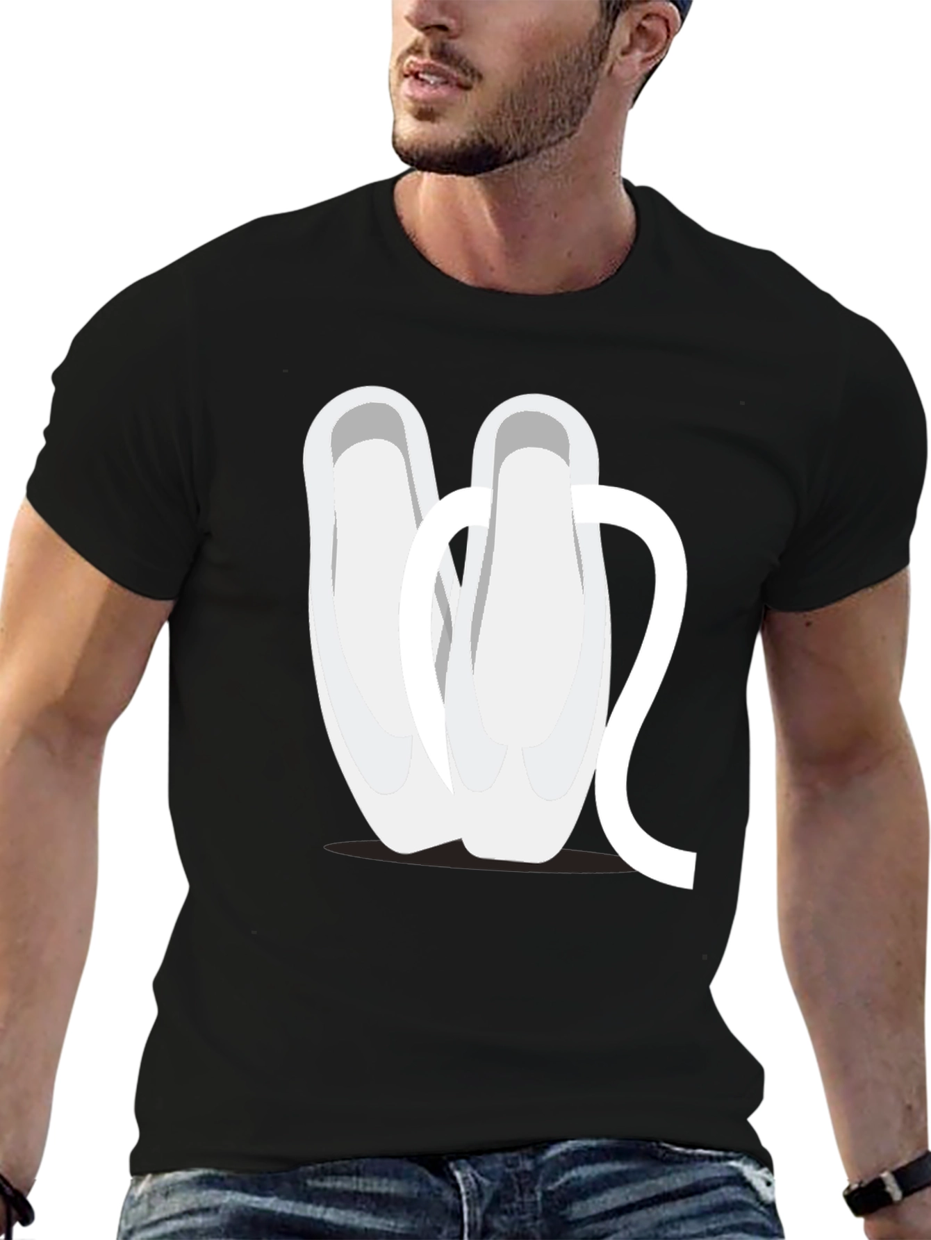 Ballet Shoes Graphic Tee - Black