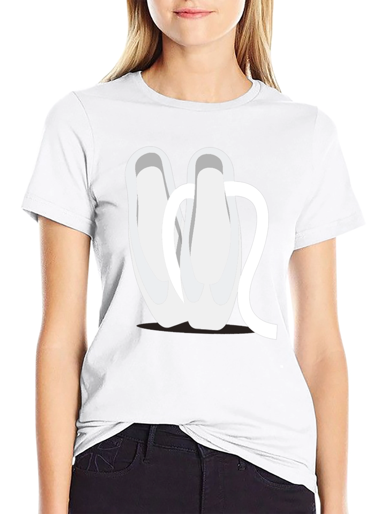 Ballet Shoes Graphic Tee - Black