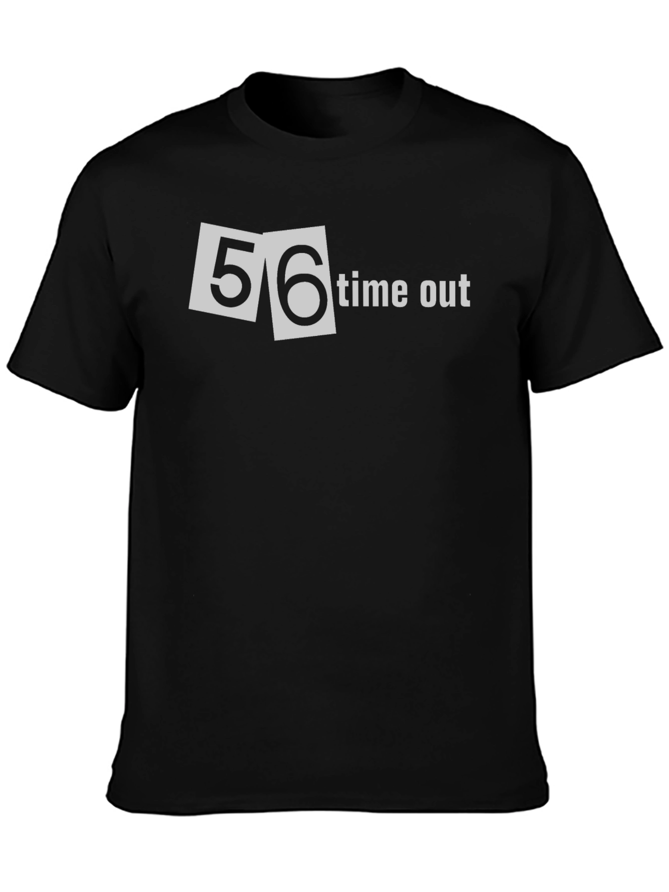 Time Out Black T-Shirt