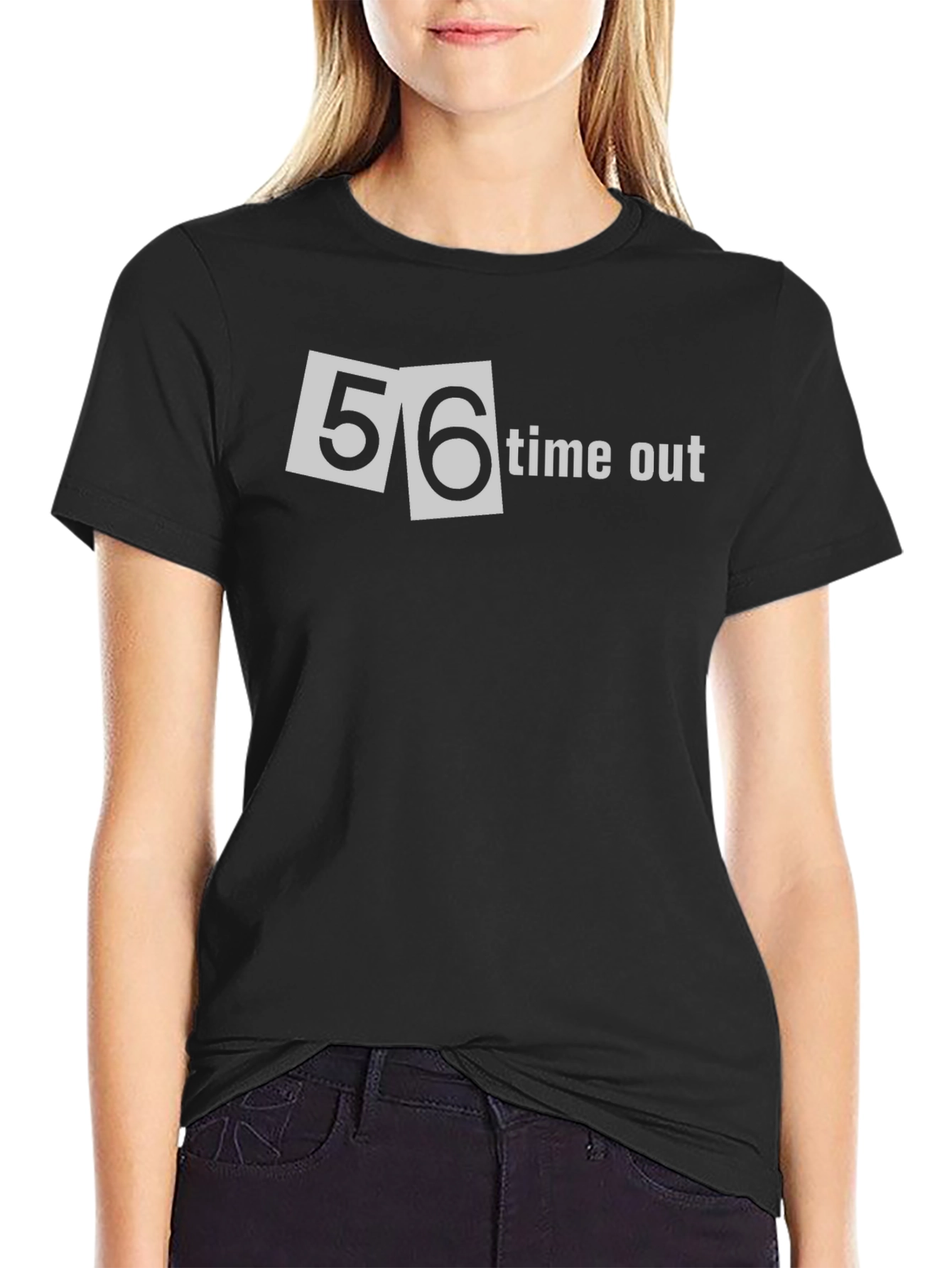 Time Out Black T-Shirt
