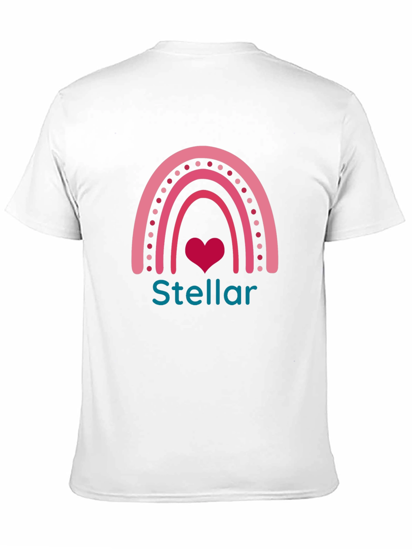 Stellar Rainbow Heart Graphic Tee - Black