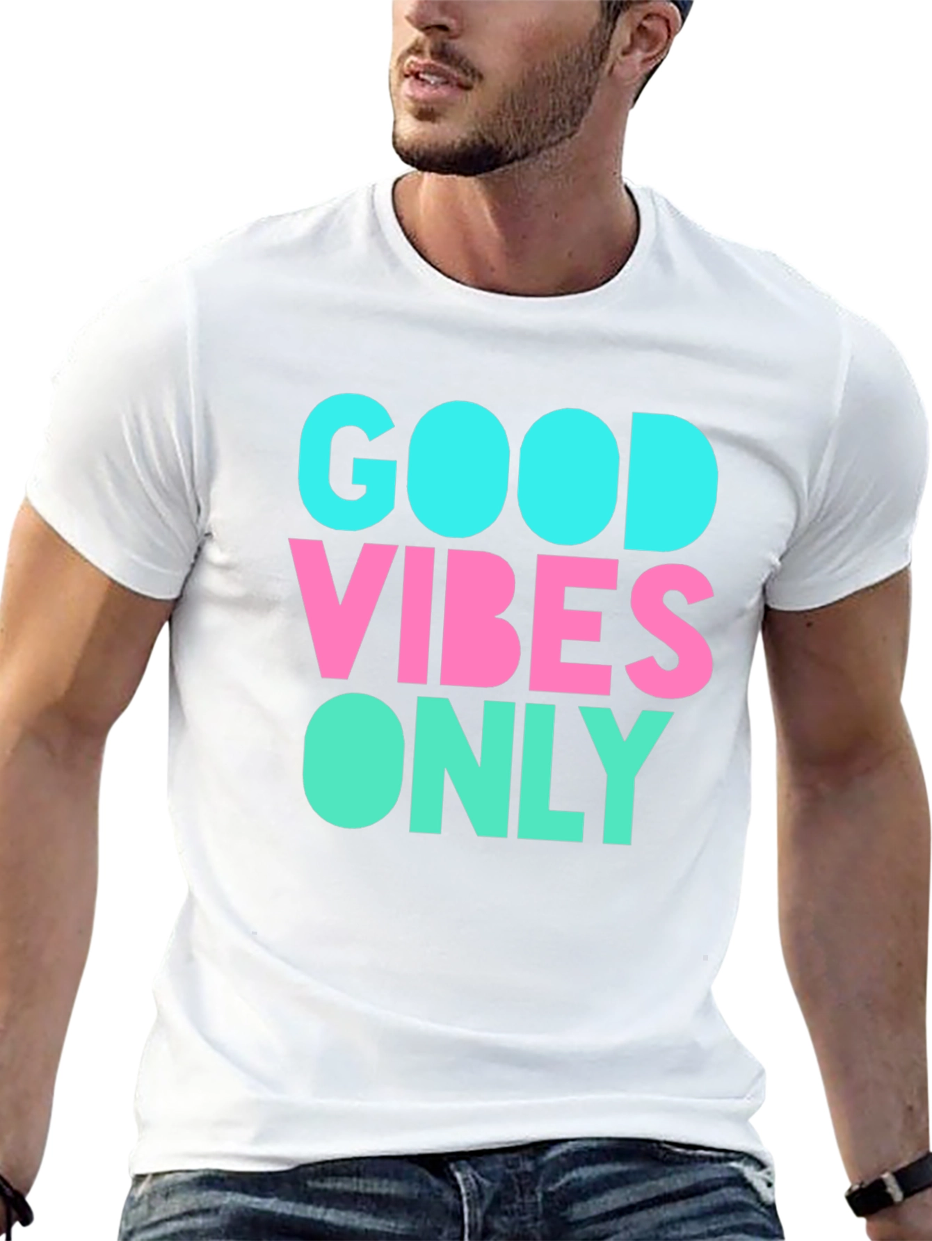 Good Vibes Only Graphic Tee - Black
