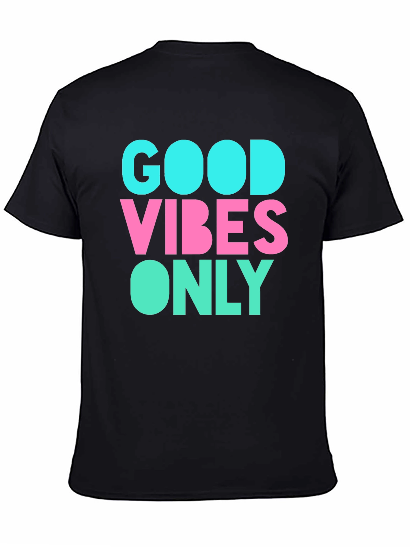 Good Vibes Only Graphic Tee - Black