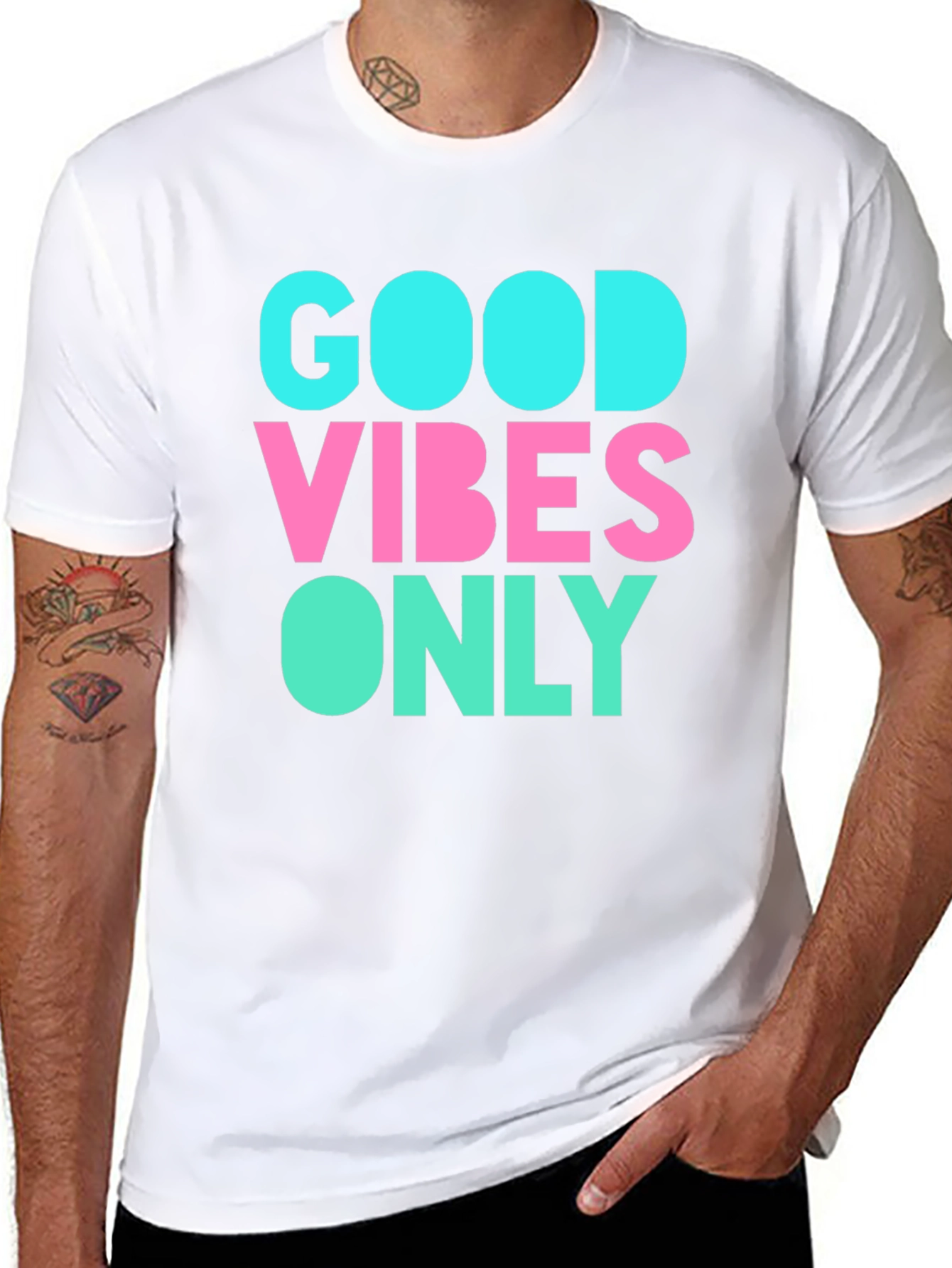 Good Vibes Only Graphic Tee - Black