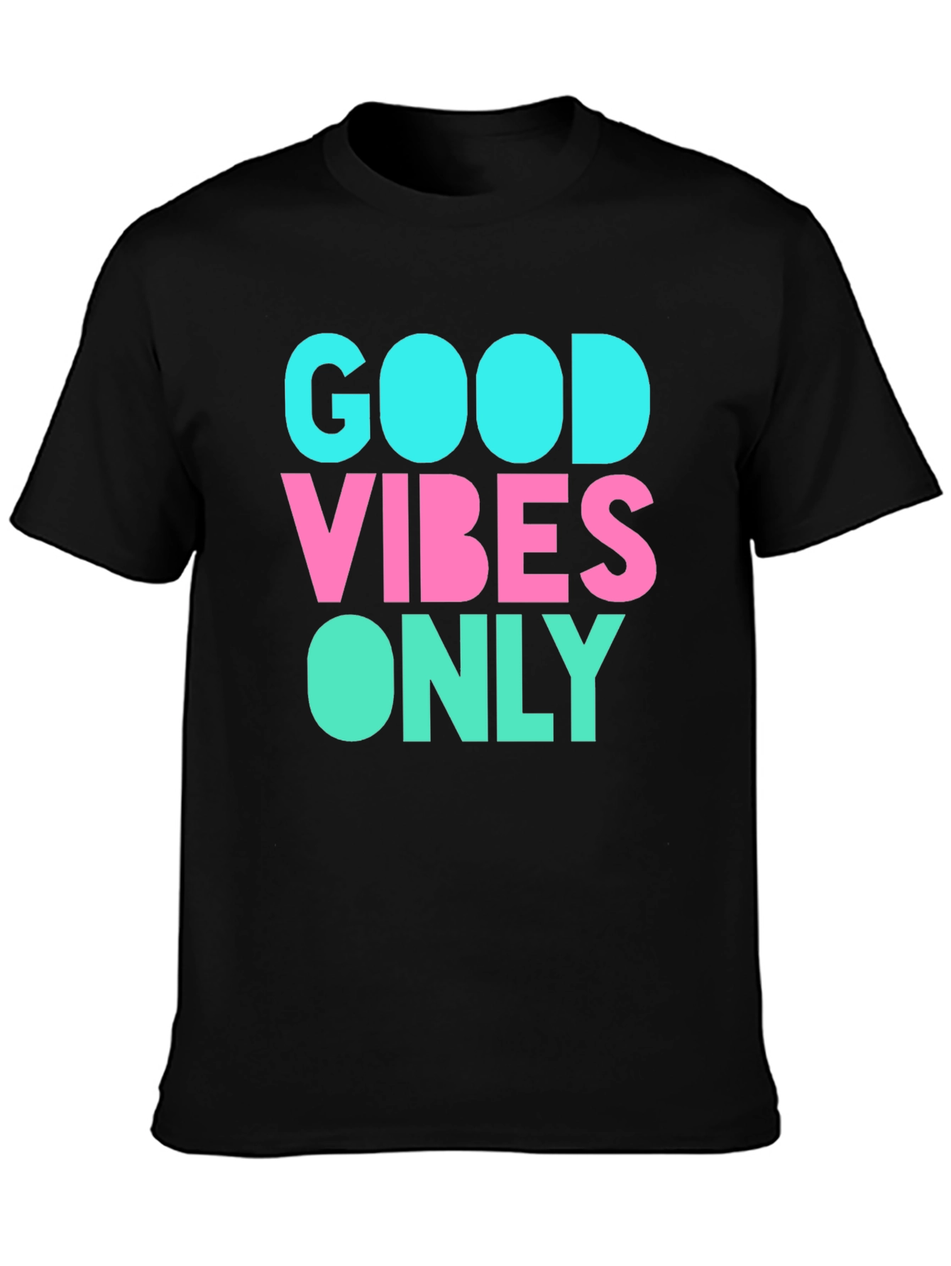 Good Vibes Only Graphic Tee - Black