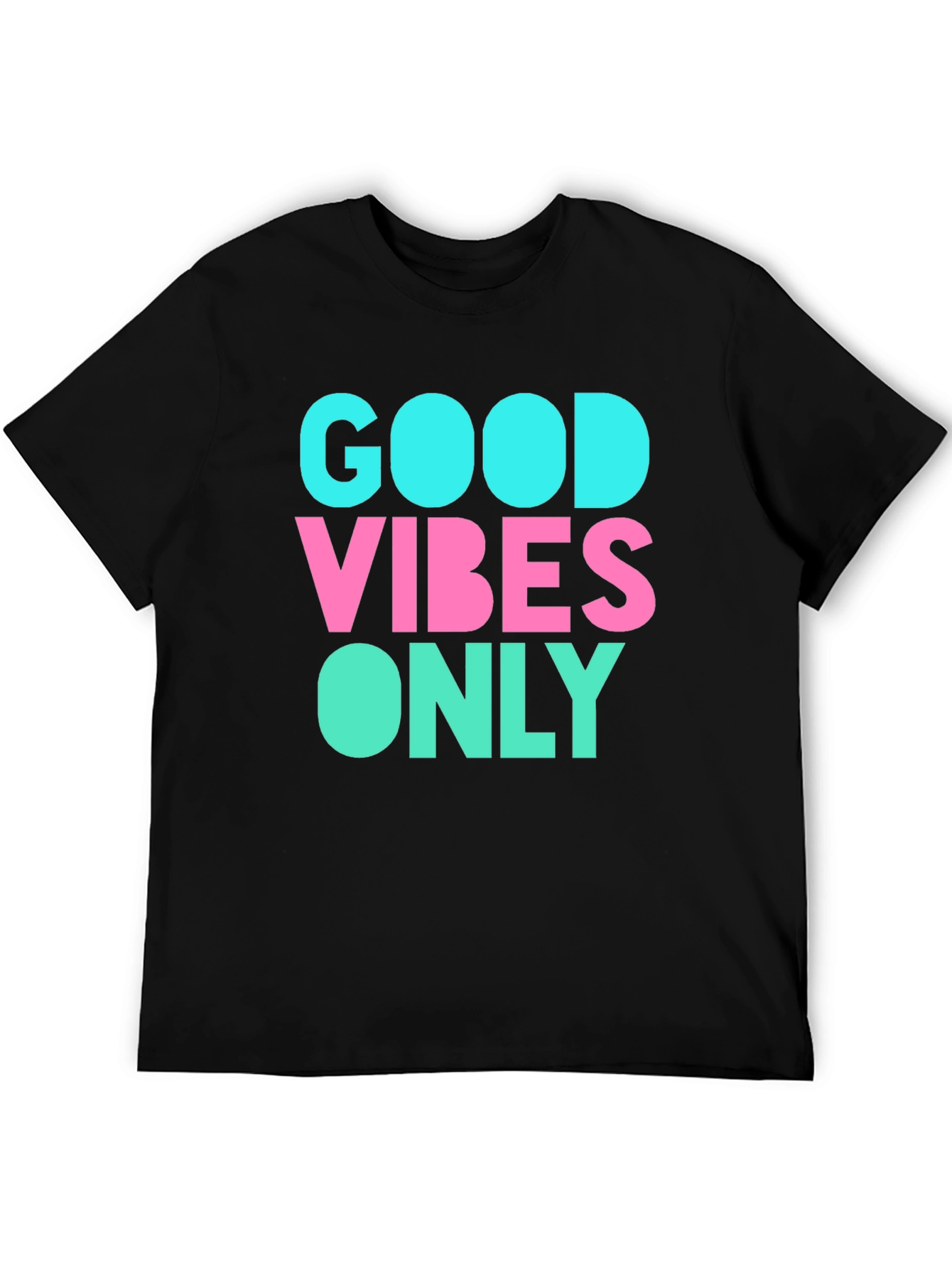 Good Vibes Only Graphic Tee - Black