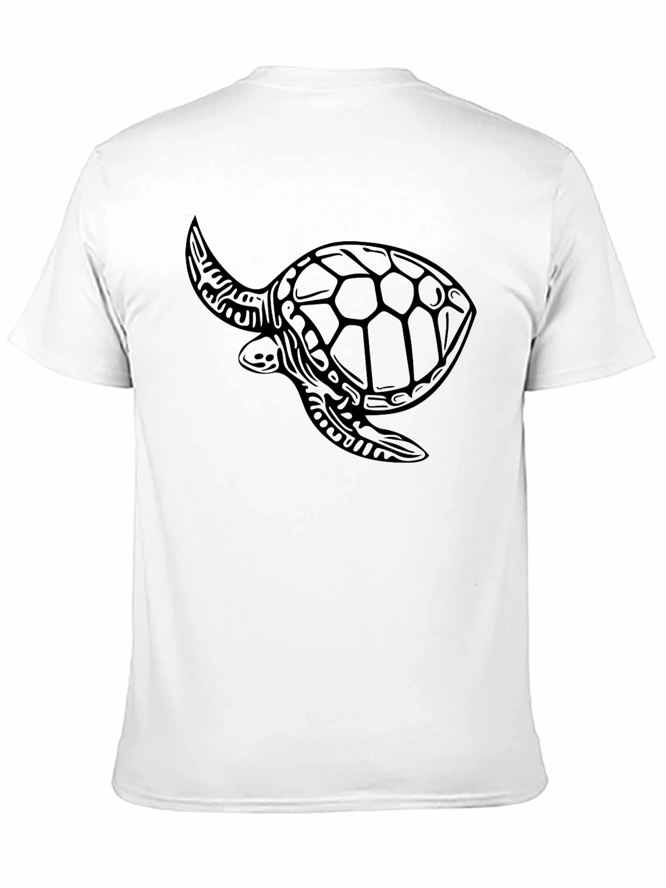 Black Turtle Graphic Tee - Coastal Style