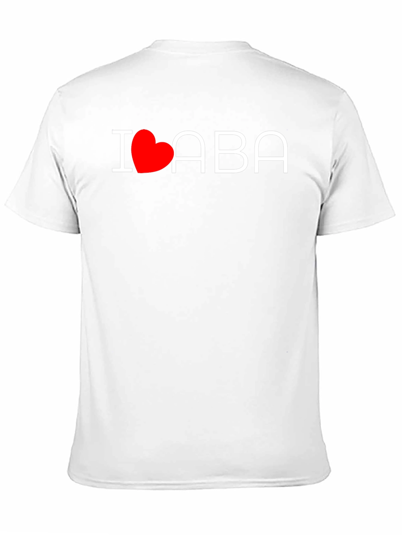 I Heart ABA Black Cotton T-Shirt