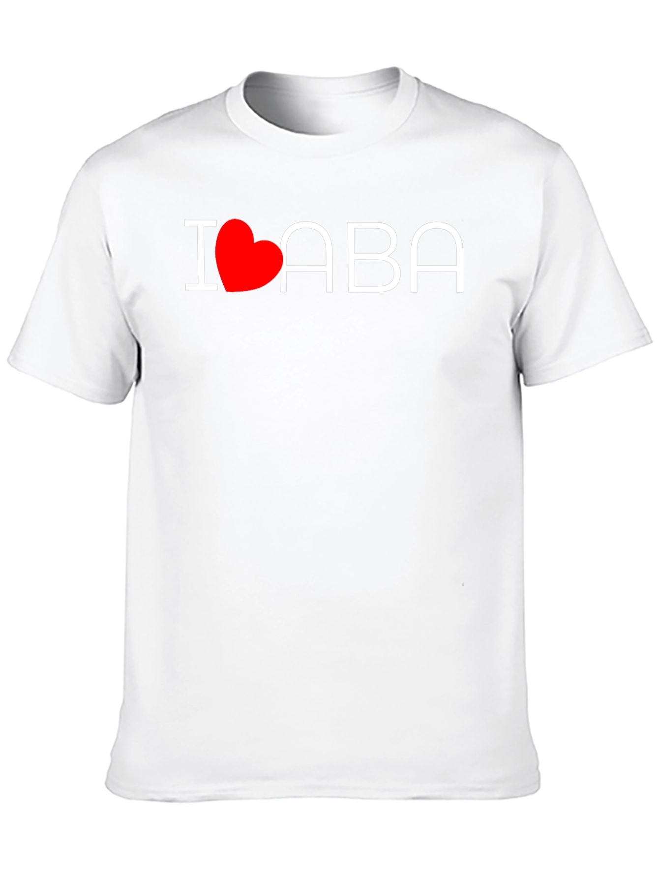I Heart ABA Black Cotton T-Shirt
