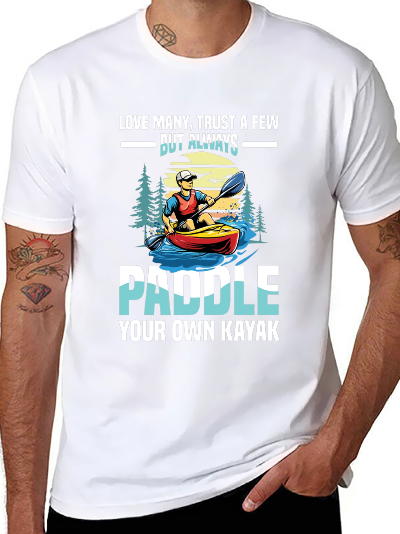 Paddle Your Own Kayak Graphic T-Shirt
