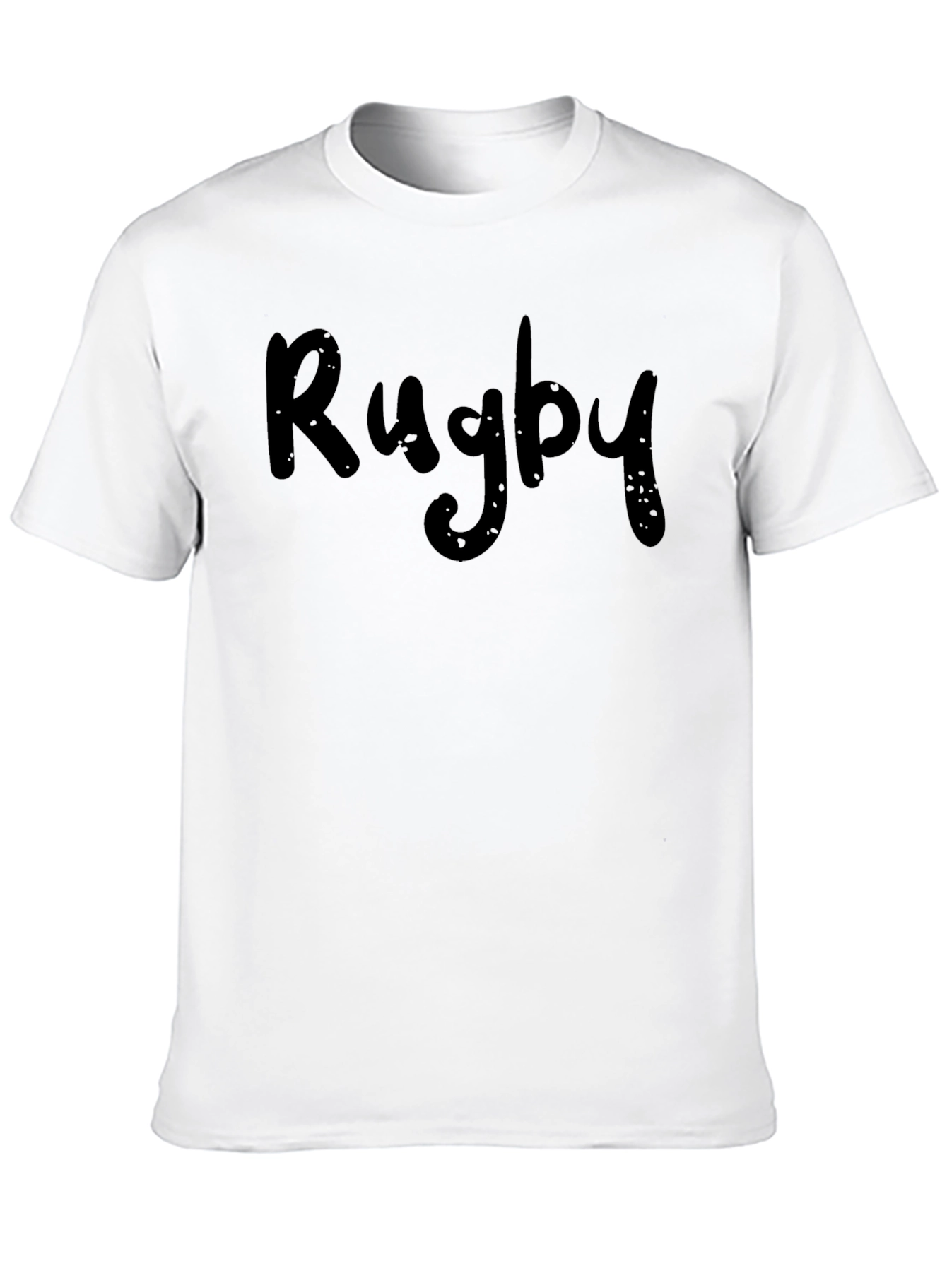 Rugby Graphic Tee - Classic Black T-Shirt