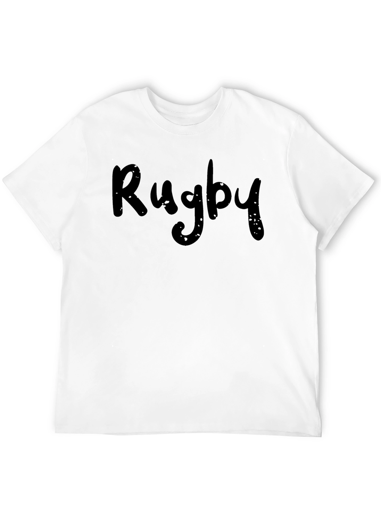 Rugby Graphic Tee - Classic Black T-Shirt
