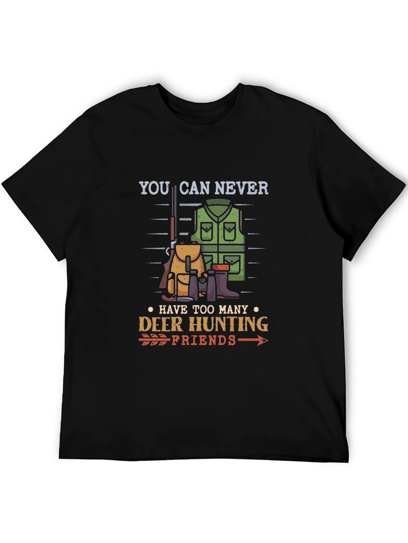Deer Hunting Friends Graphic T-Shirt