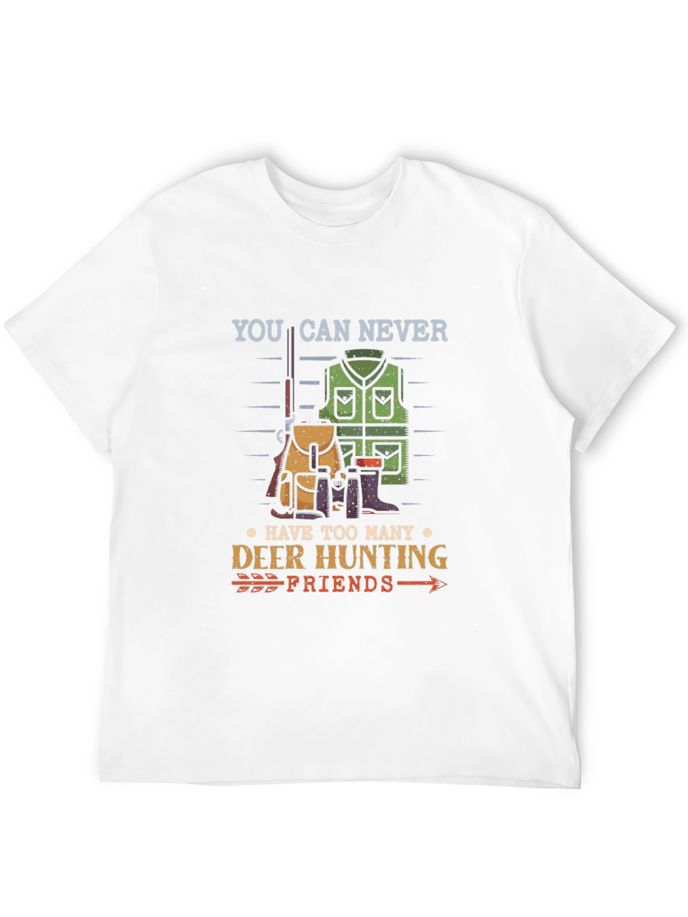 Deer Hunting Friends Graphic T-Shirt