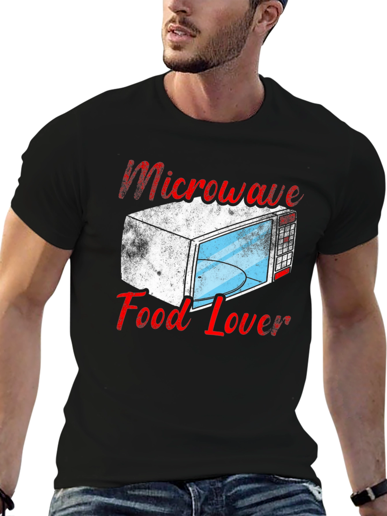 Microwave Food Lover T-Shirt - Funny Cook Tee