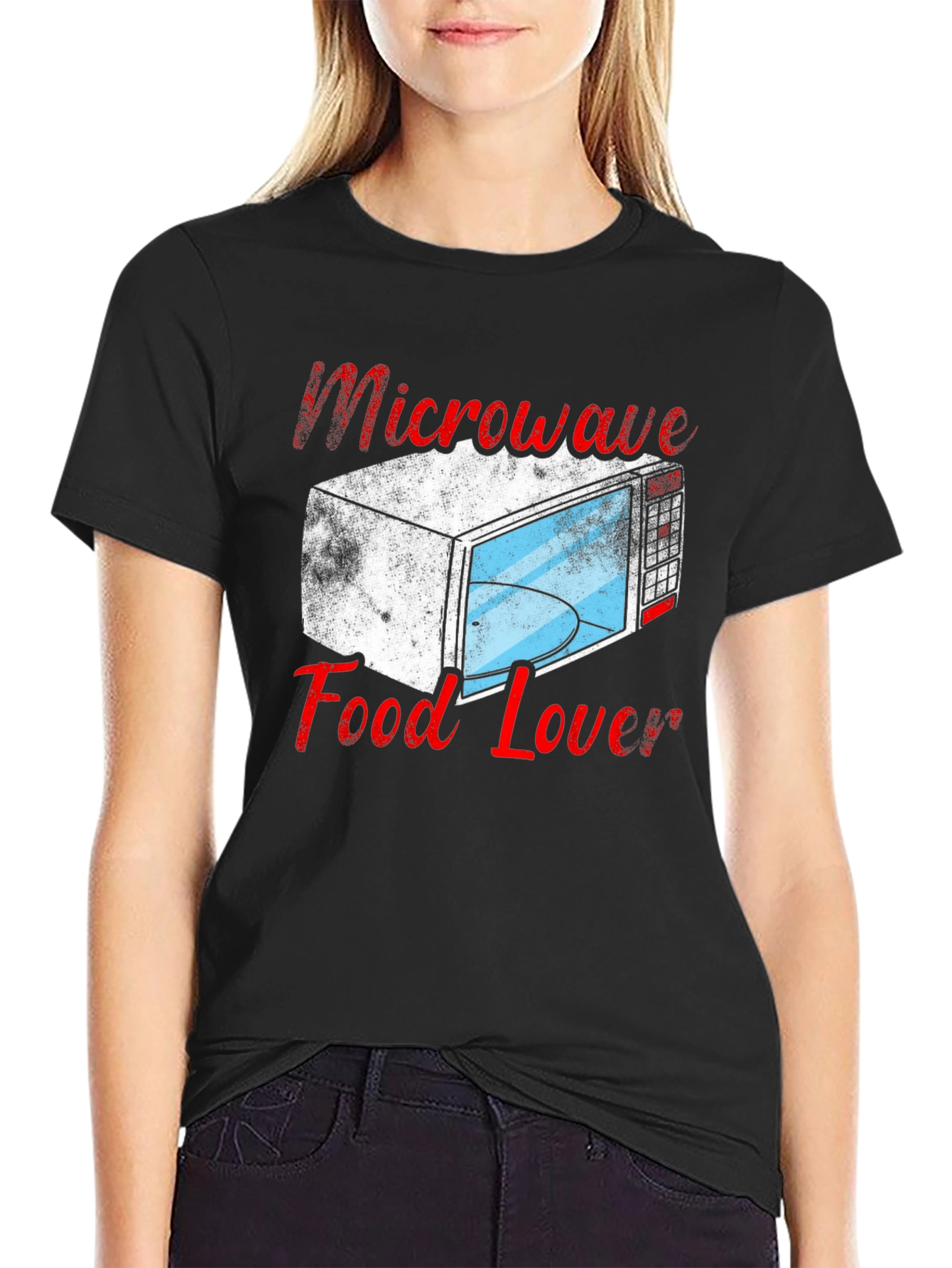 Microwave Food Lover T-Shirt - Funny Cook Tee
