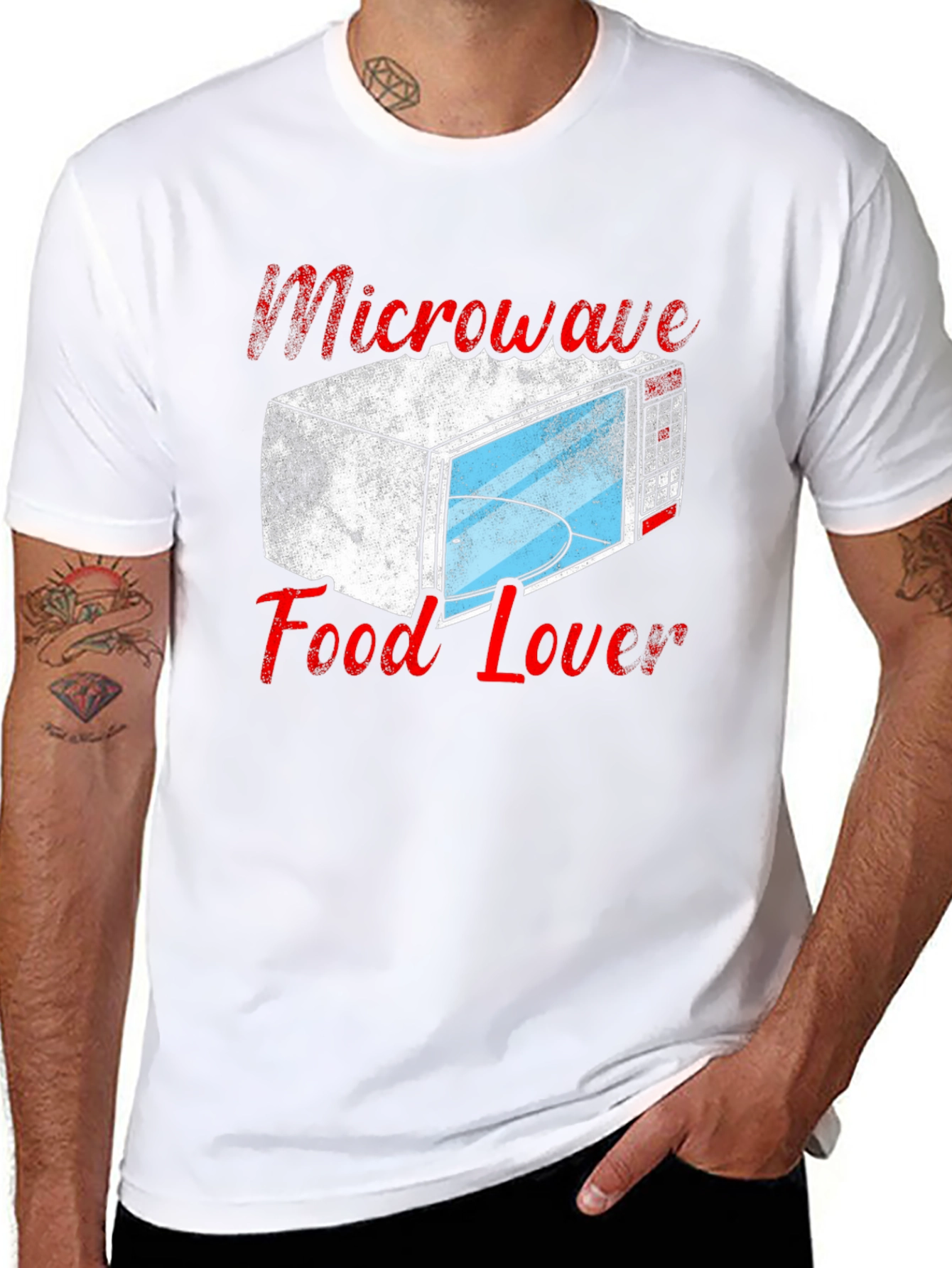 Microwave Food Lover T-Shirt - Funny Cook Tee