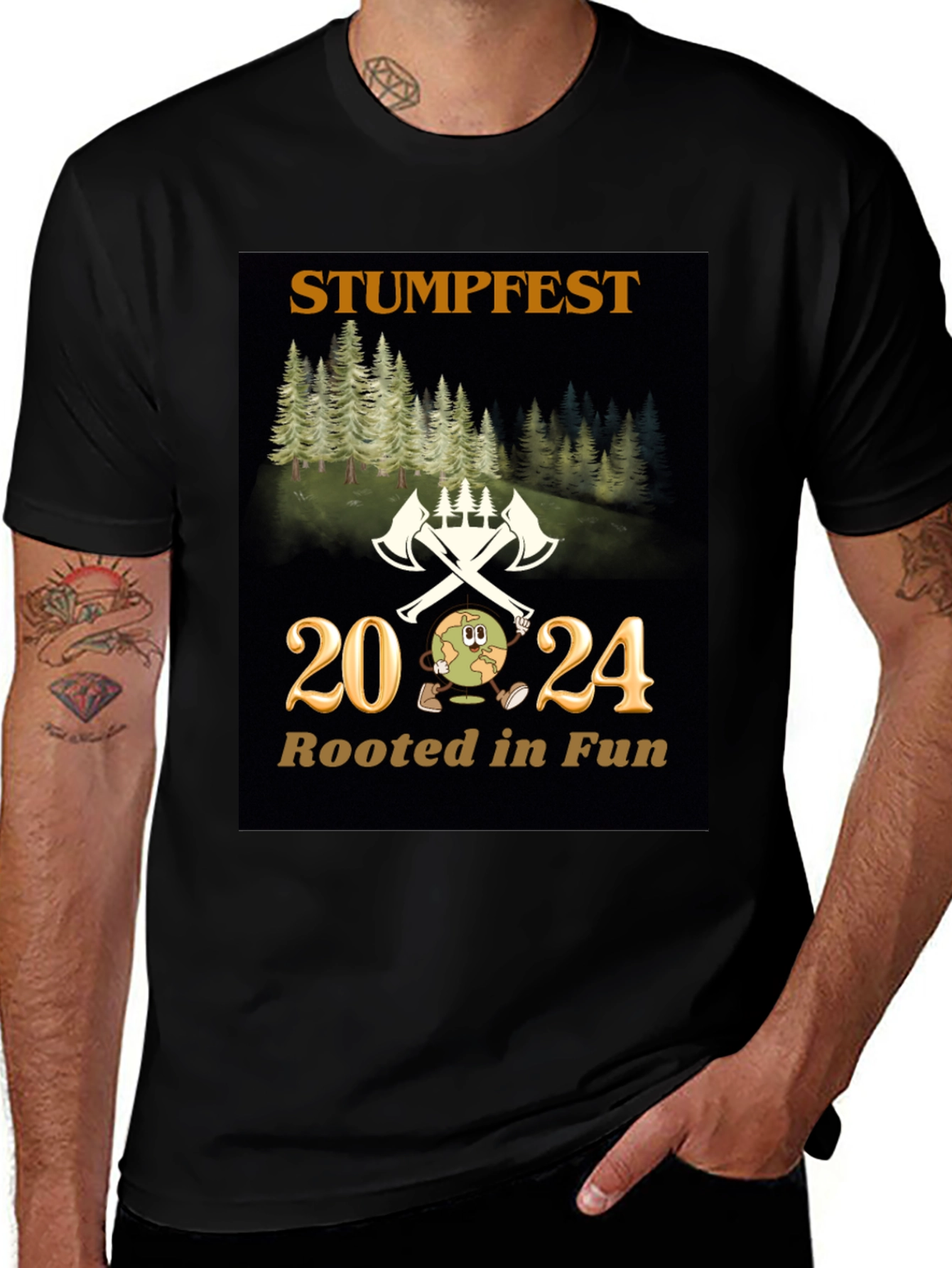 Stumpfest 2024 T-Shirt - Rooted in Fun!