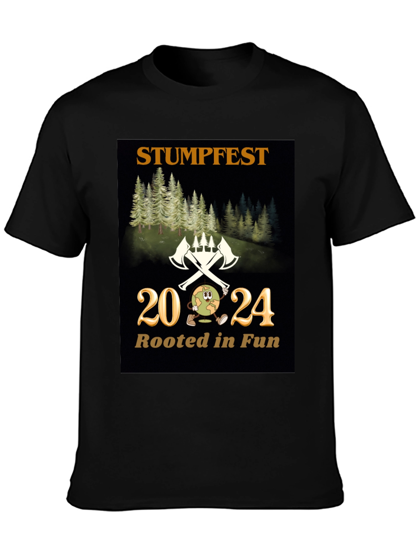 Stumpfest 2024 T-Shirt - Rooted in Fun!