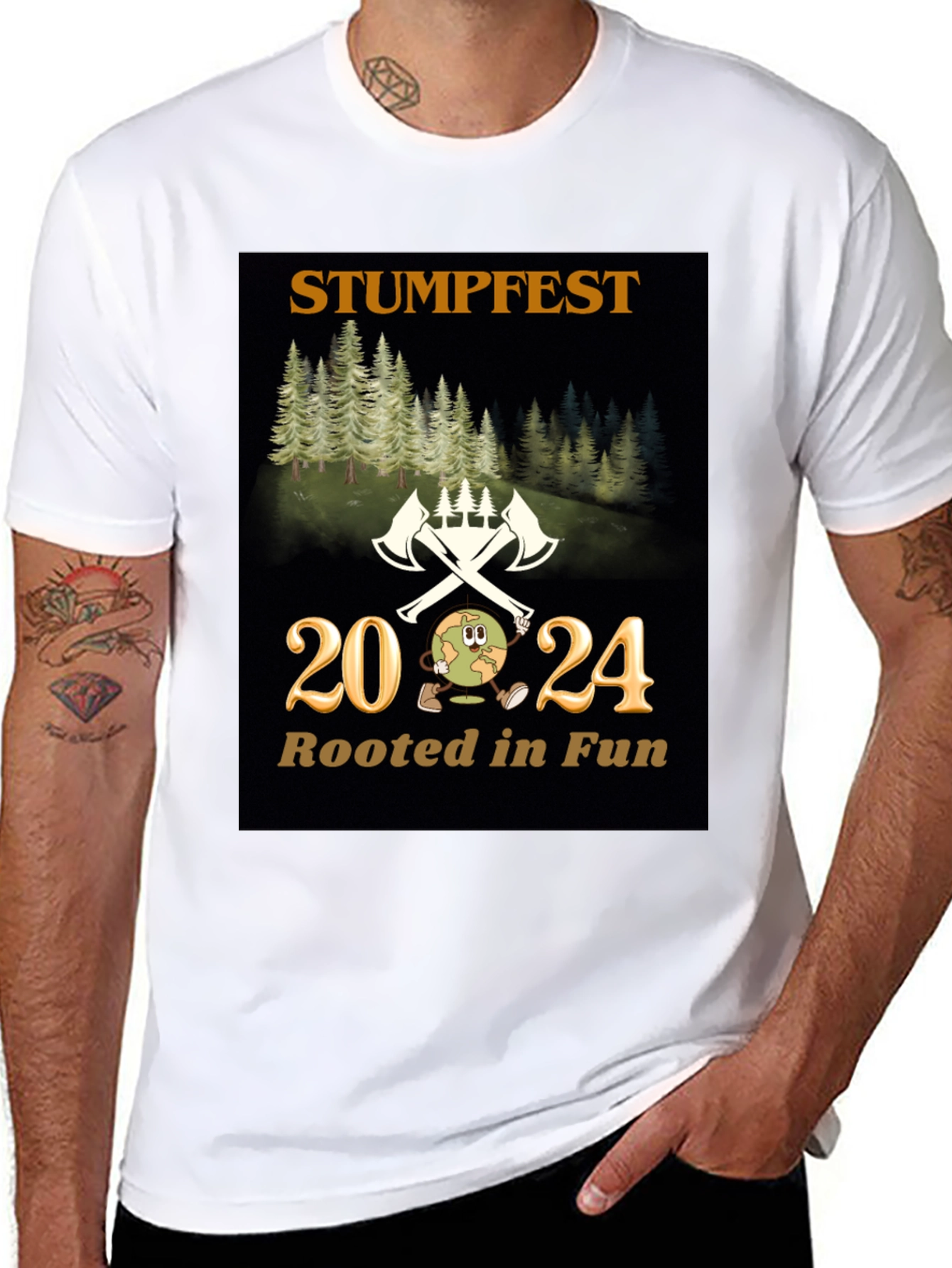Stumpfest 2024 T-Shirt - Rooted in Fun!