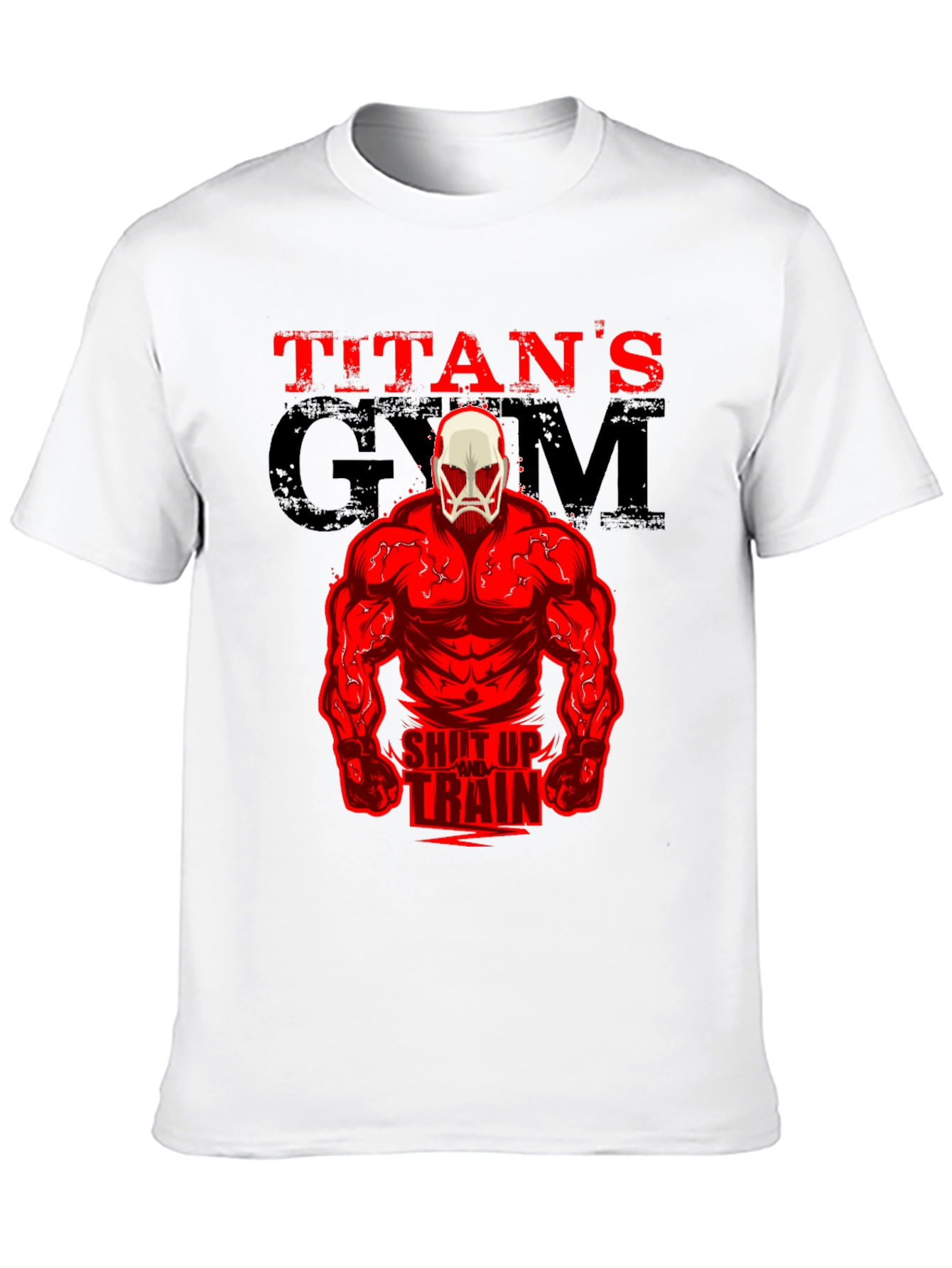 Titans Gym Graphic T-Shirt - Shut Up and Train