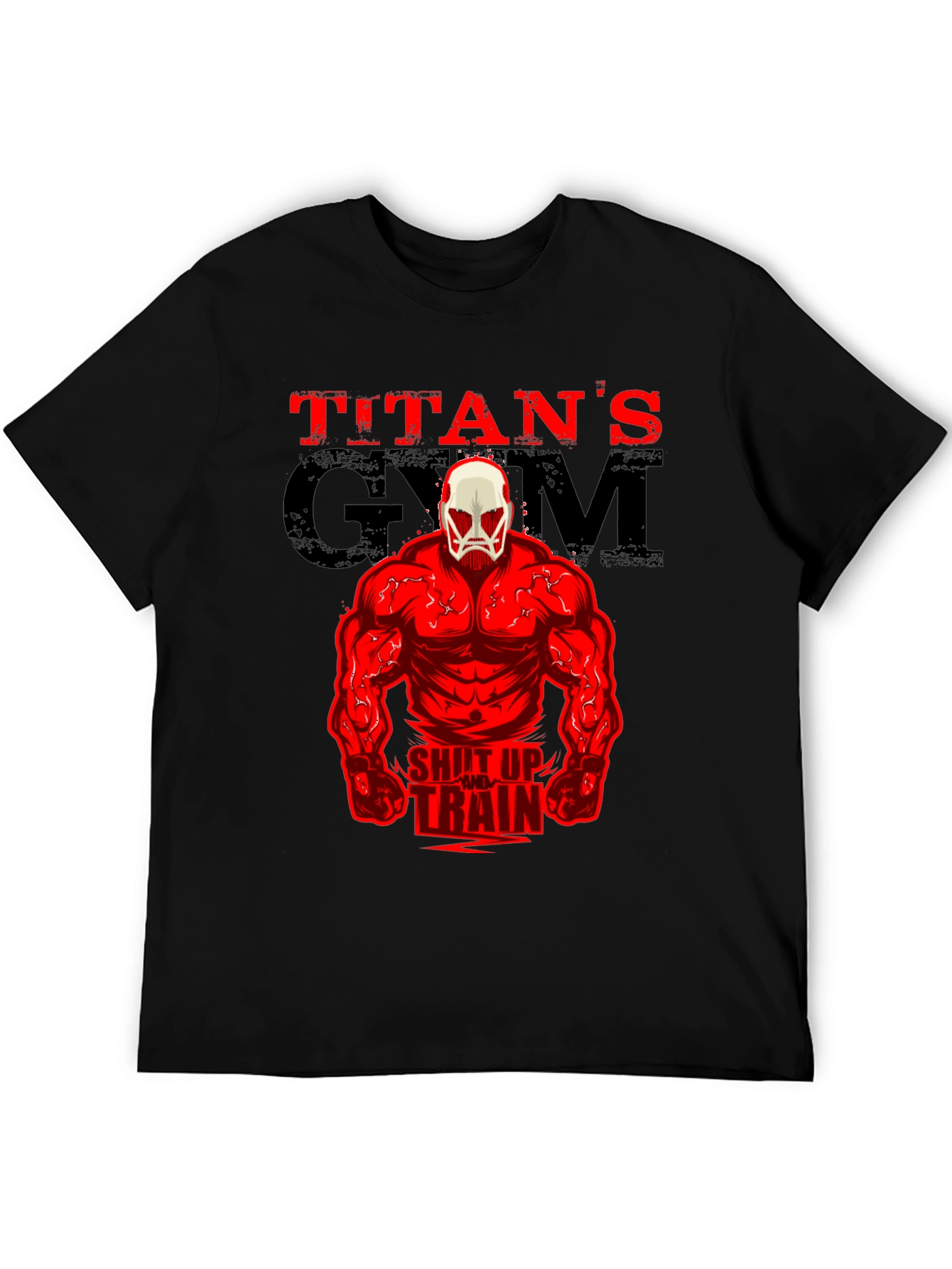 Titans Gym Graphic T-Shirt - Shut Up and Train