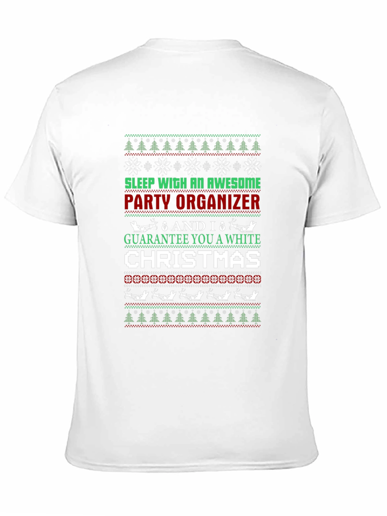 Awesome Party Organizer Ugly Christmas Sweater T-Shirt