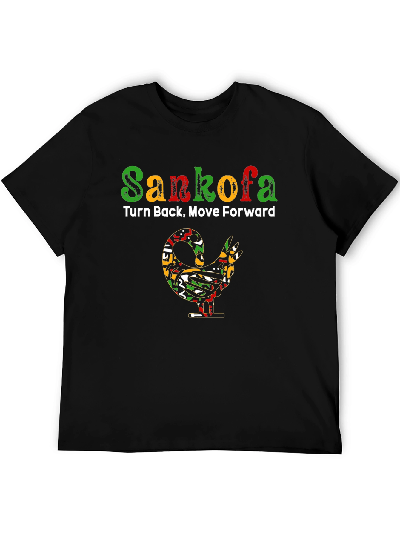 Sankofa T-Shirt - Turn Back Move Forward