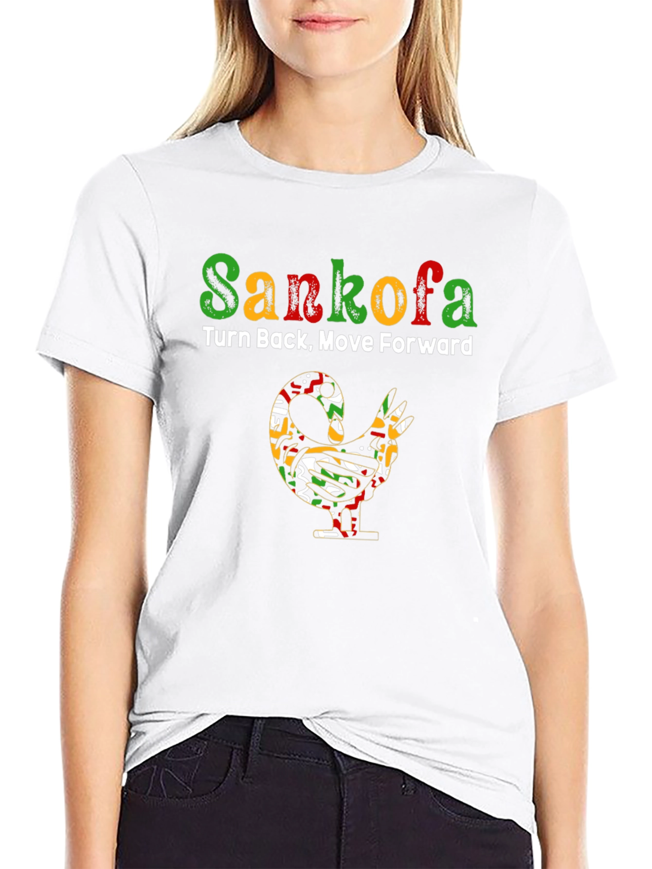 Sankofa T-Shirt - Turn Back Move Forward