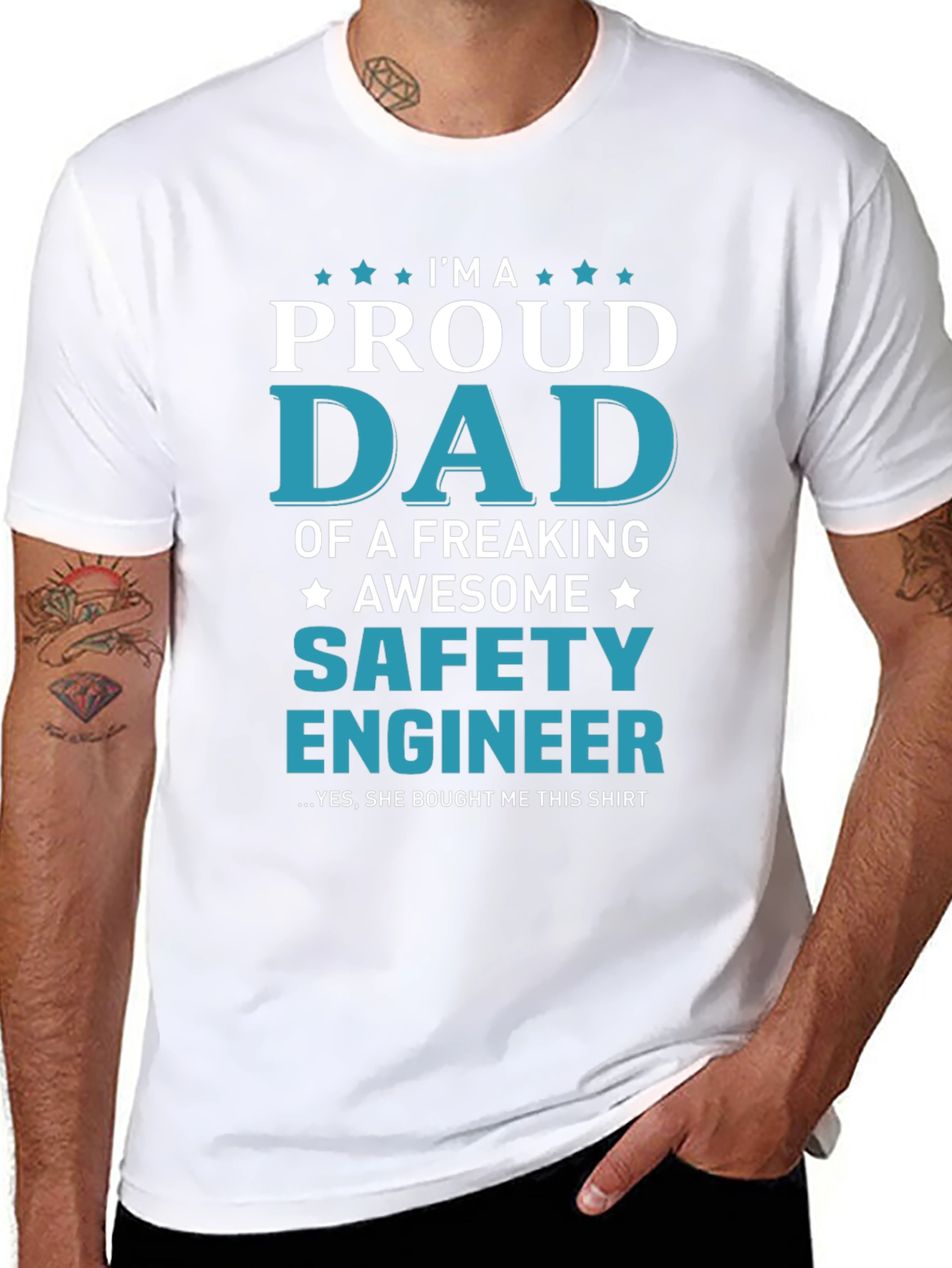 Proud Dad of a Safety Engineer T-Shirt