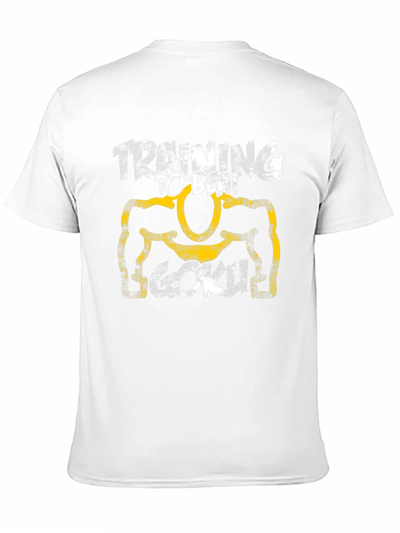 Training to Beat Goku Black T-Shirt Anime Fan Apparel