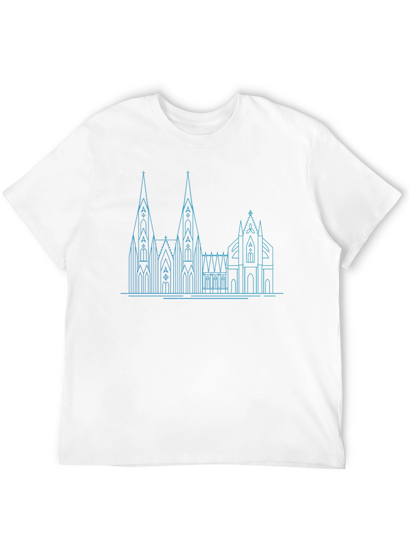 Cologne Cathedral T-Shirt - Minimalist Design