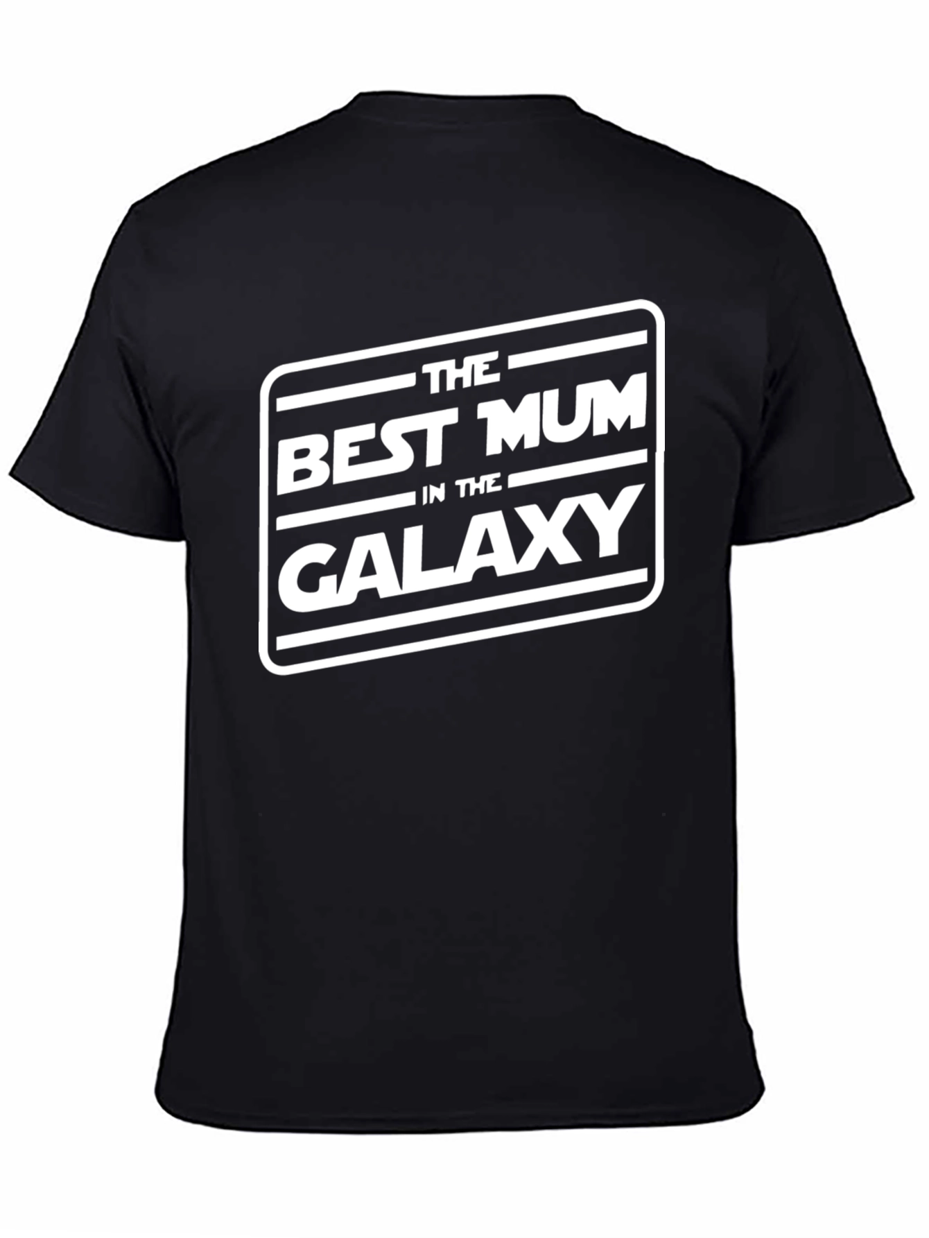 Best Mum in the Galaxy Black T-Shirt