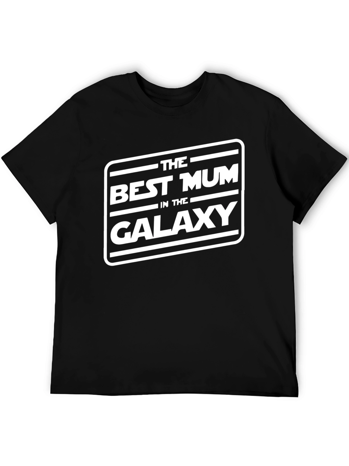 Best Mum in the Galaxy Black T-Shirt