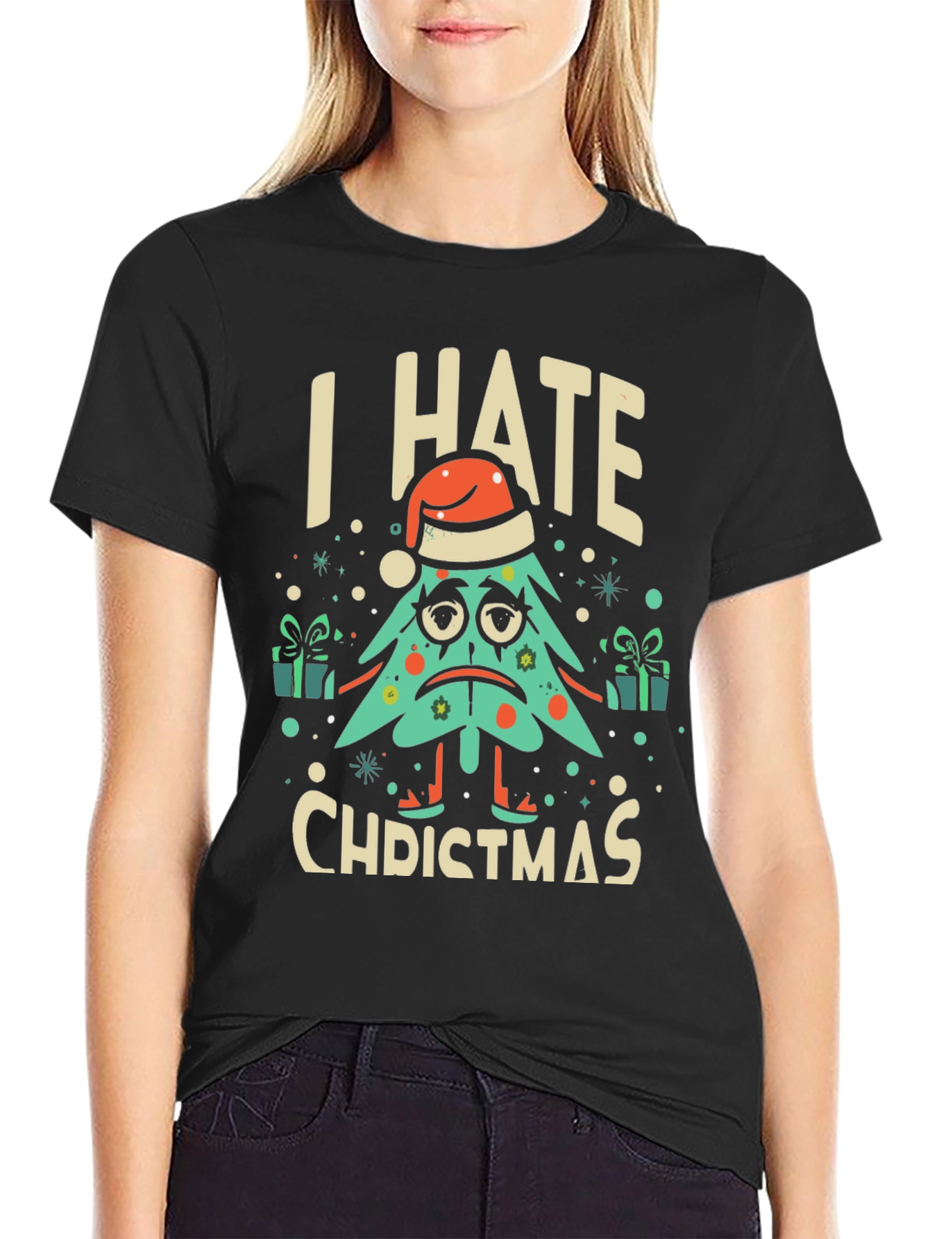 I Hate Christmas Graphic T-Shirt
